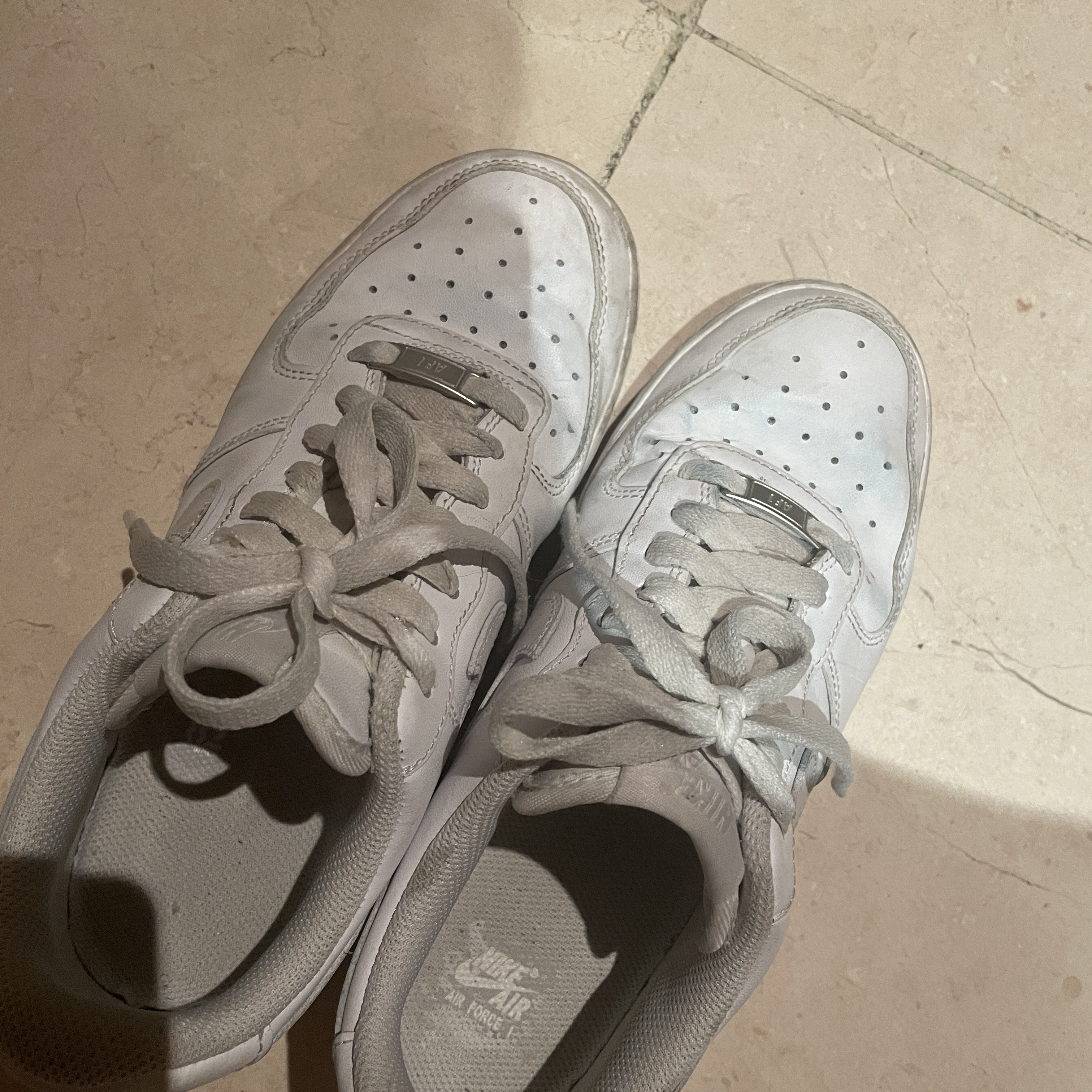 (W) Nike Air Force 1 '07 Low White 착용 스타일