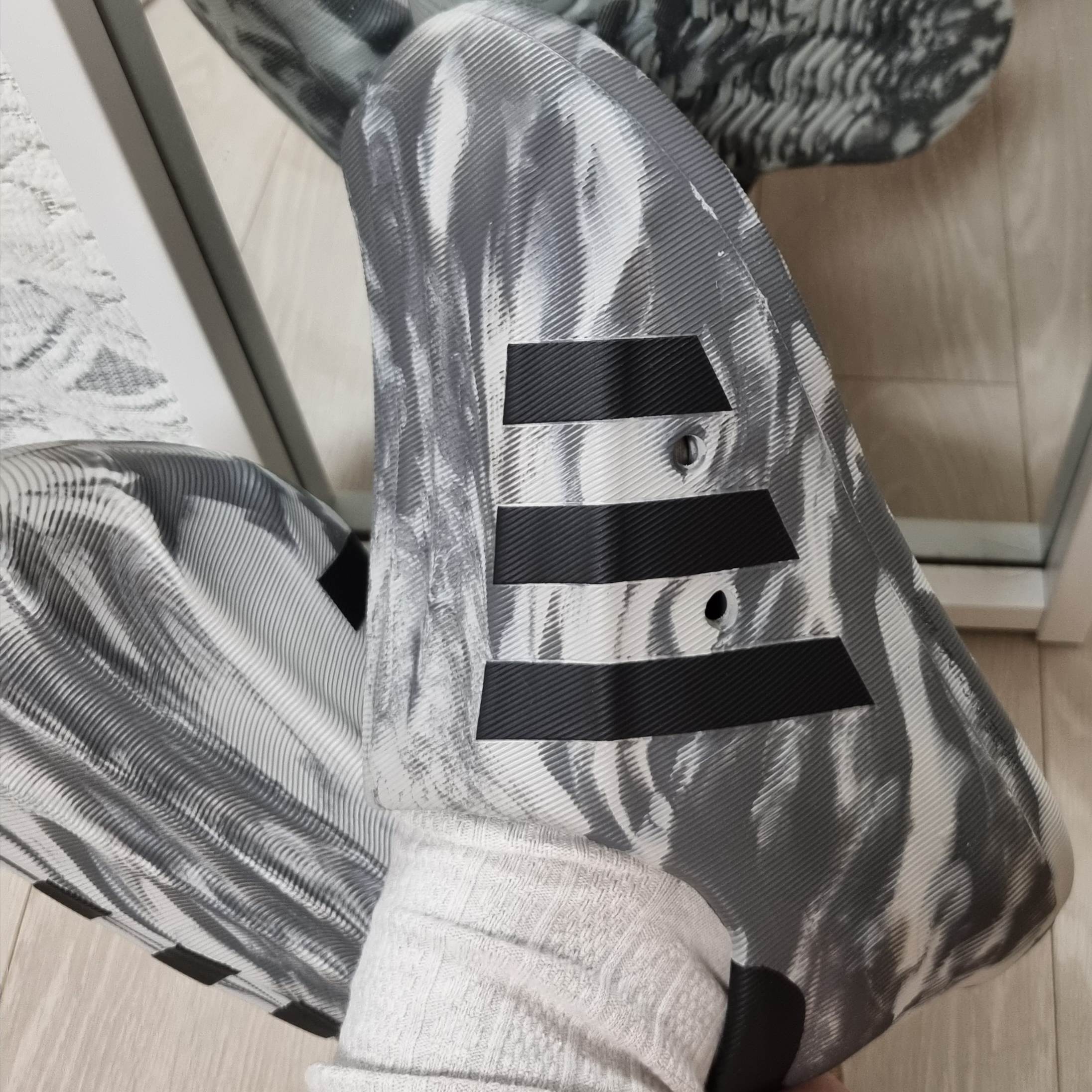 Adidas Adifom Superstar Clear Granite 착용 스타일 - 2