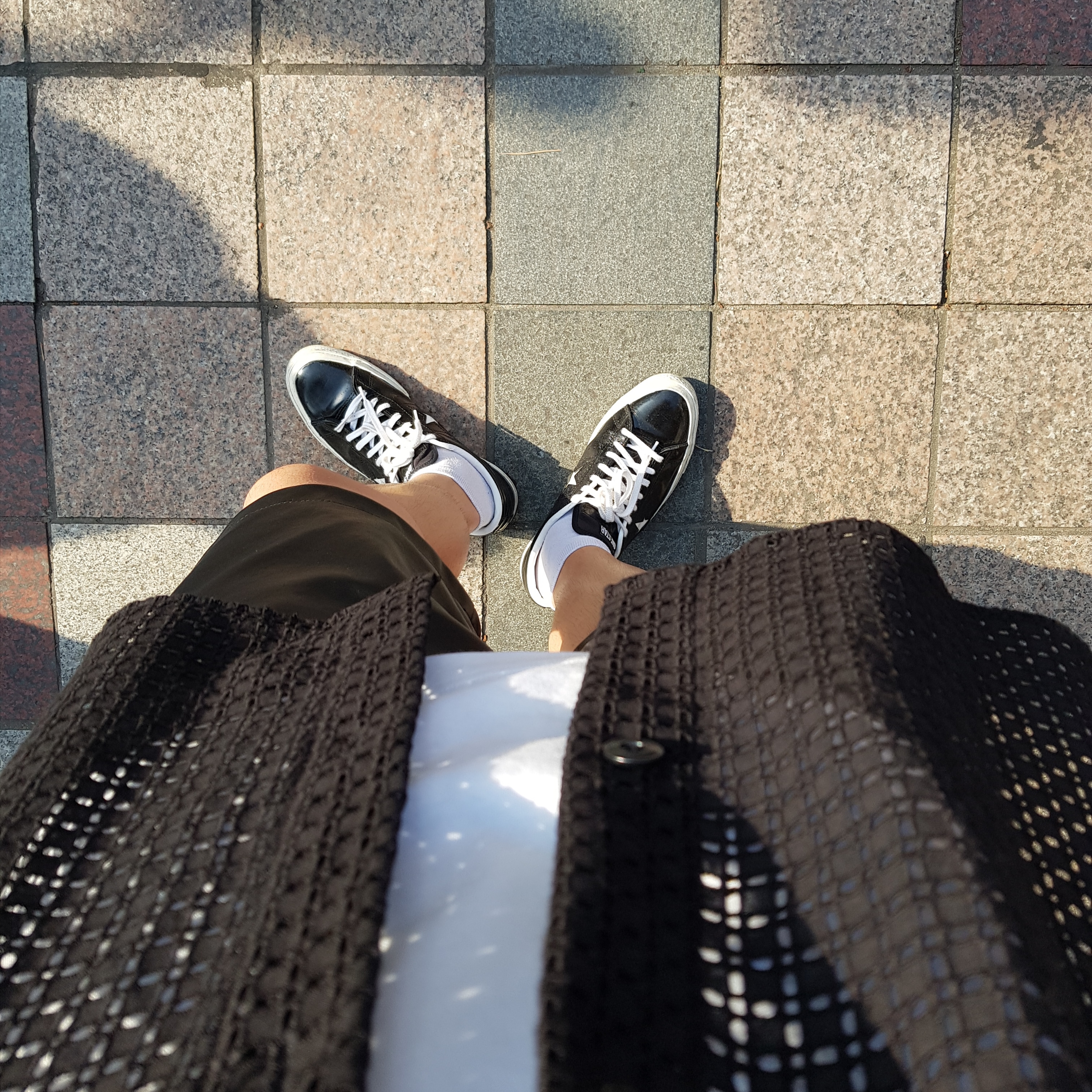 Converse One Star Ox Black 착용 스타일