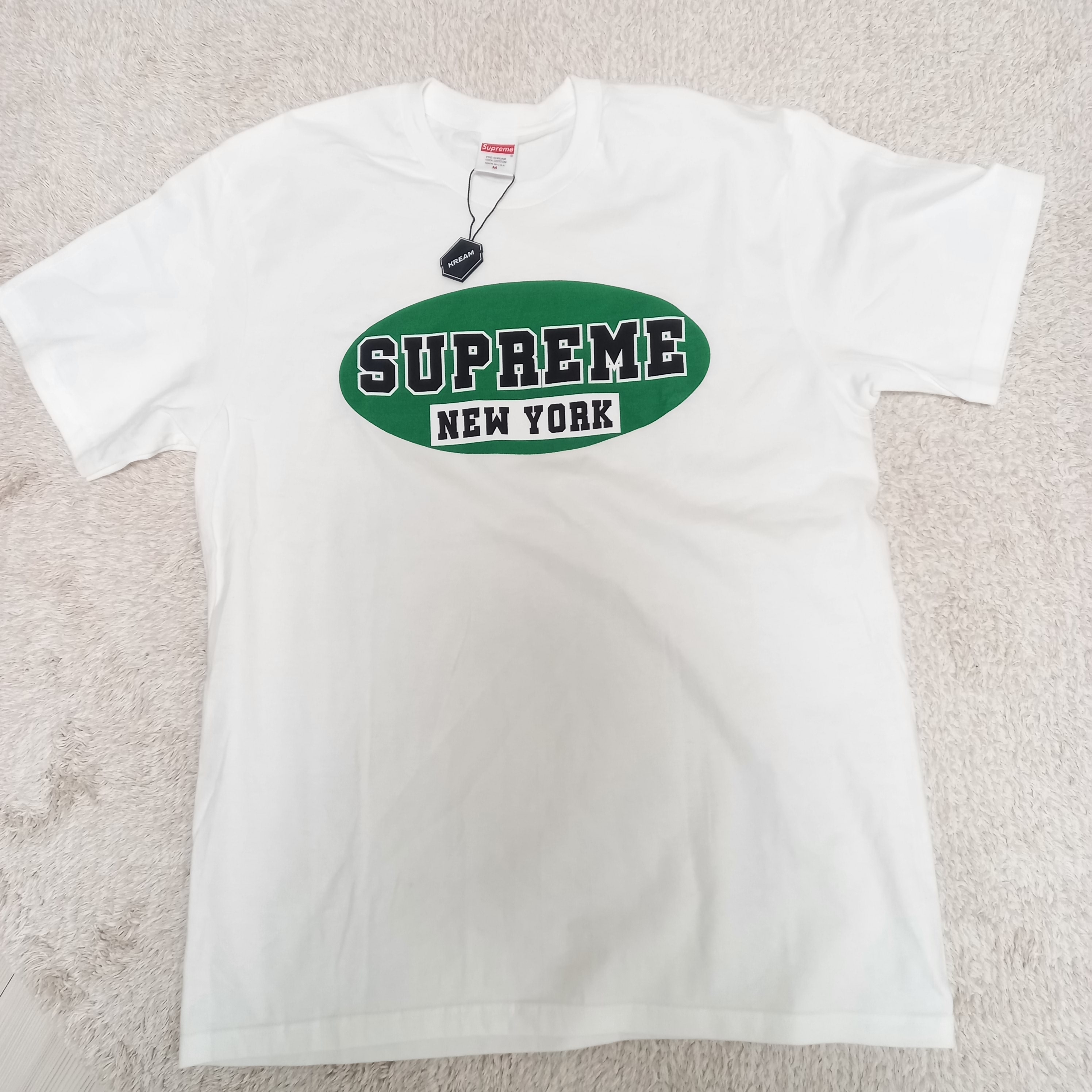 Supreme New York T-Shirt White - 23SS 착용 스타일
