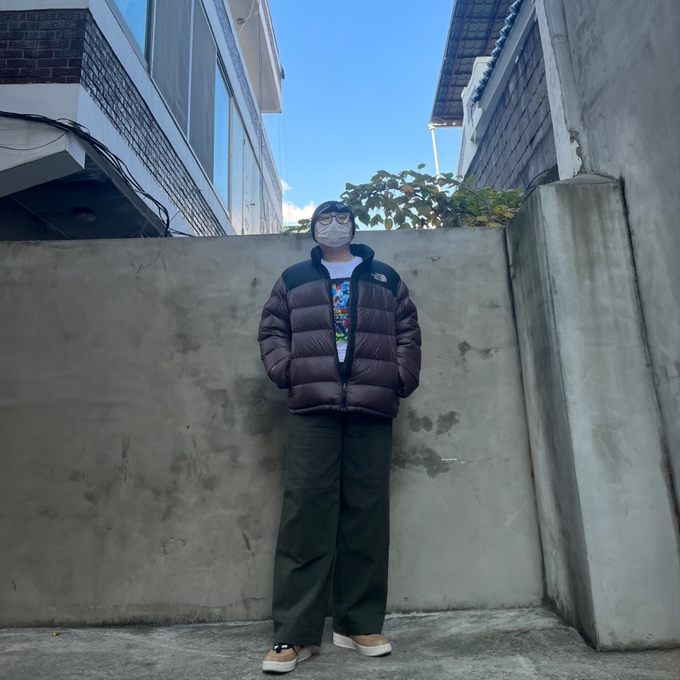 C.P. Company Cotton Goggle Beanie Black - 23SS, Gentle Monster Lang 01 Black 착용 스타일 - 2