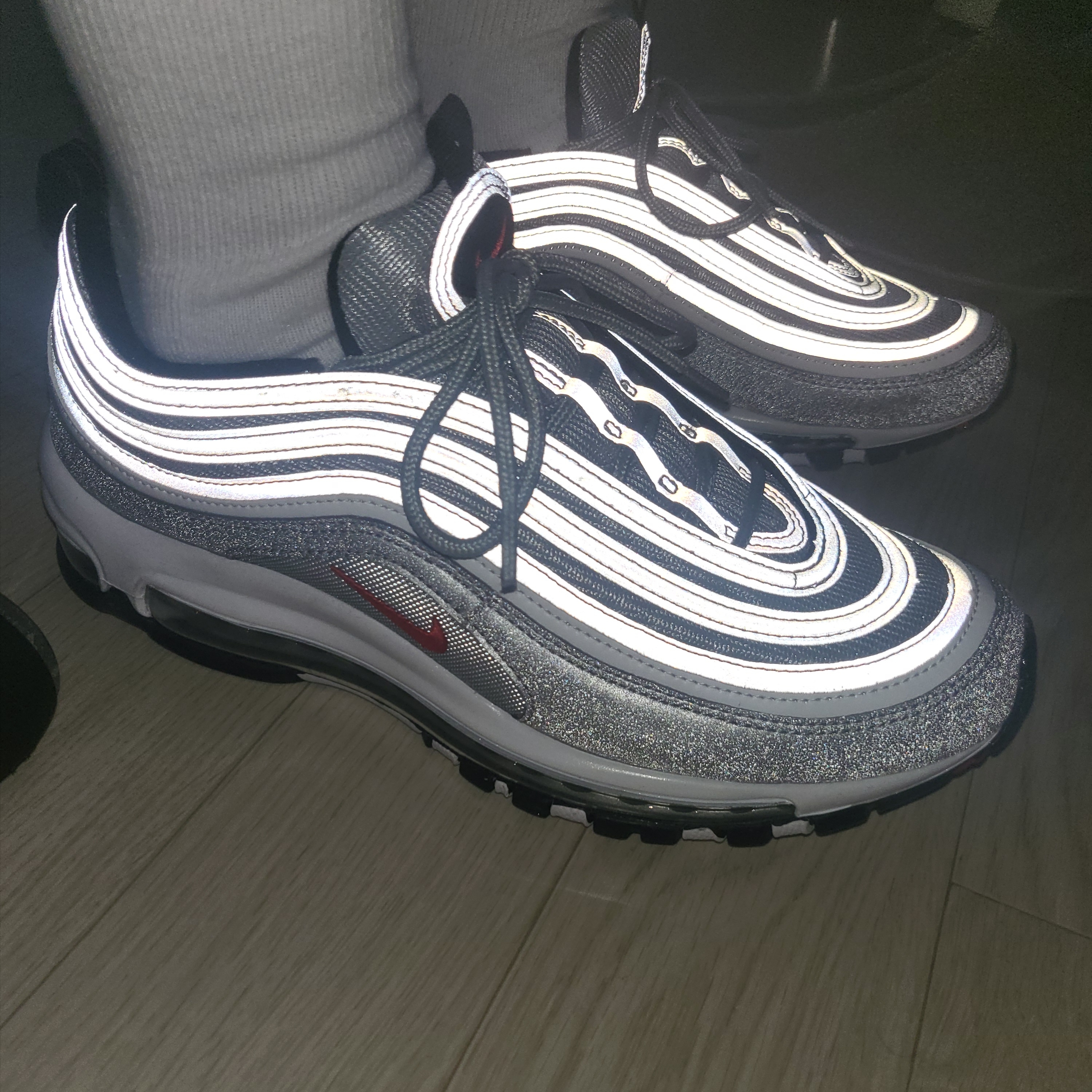 Nike Air Max 97 OG Silver Bullet 2022 착용 스타일 - 2