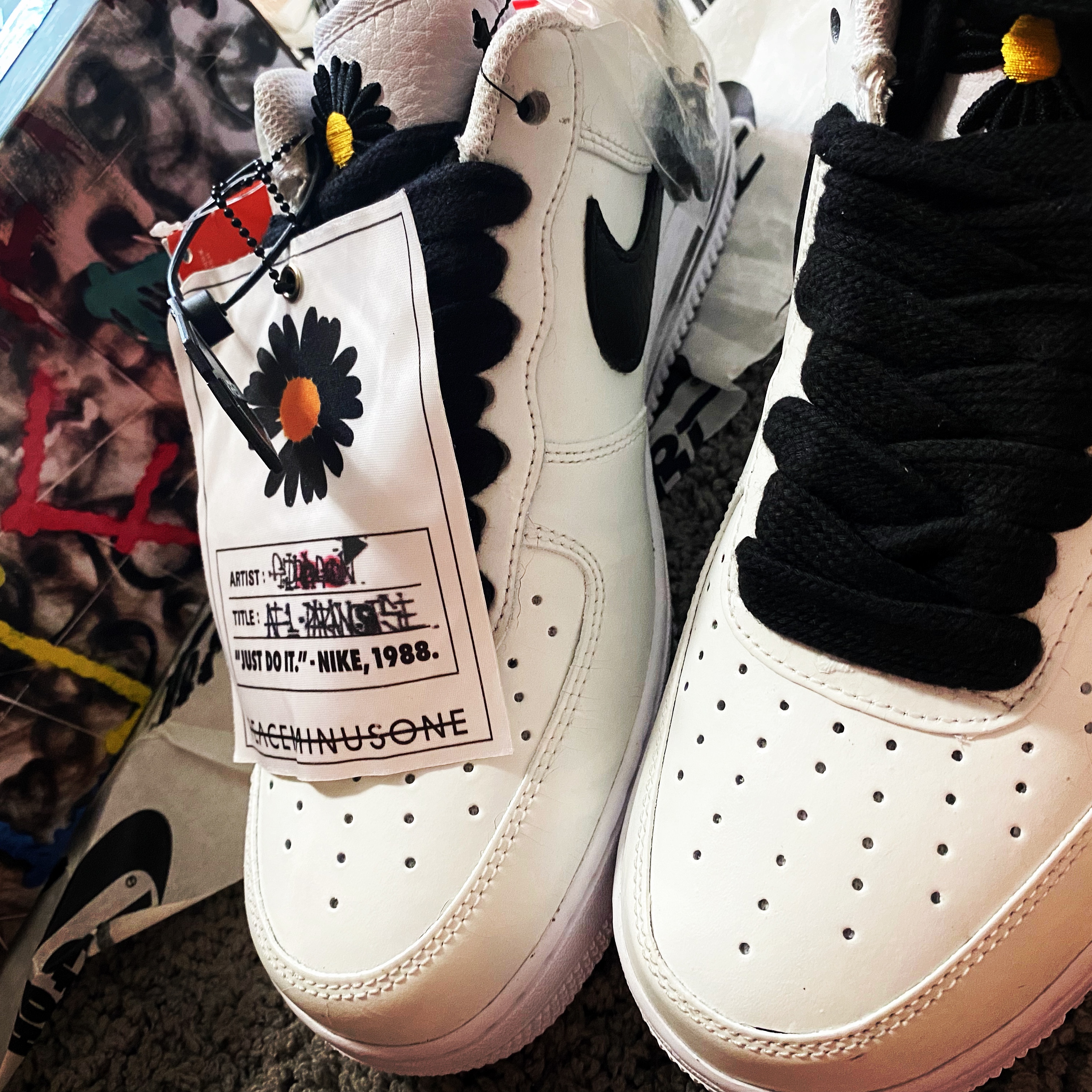 Nike x Peaceminusone Air Force 1 Low Para-Noise 2.0 착용 스타일