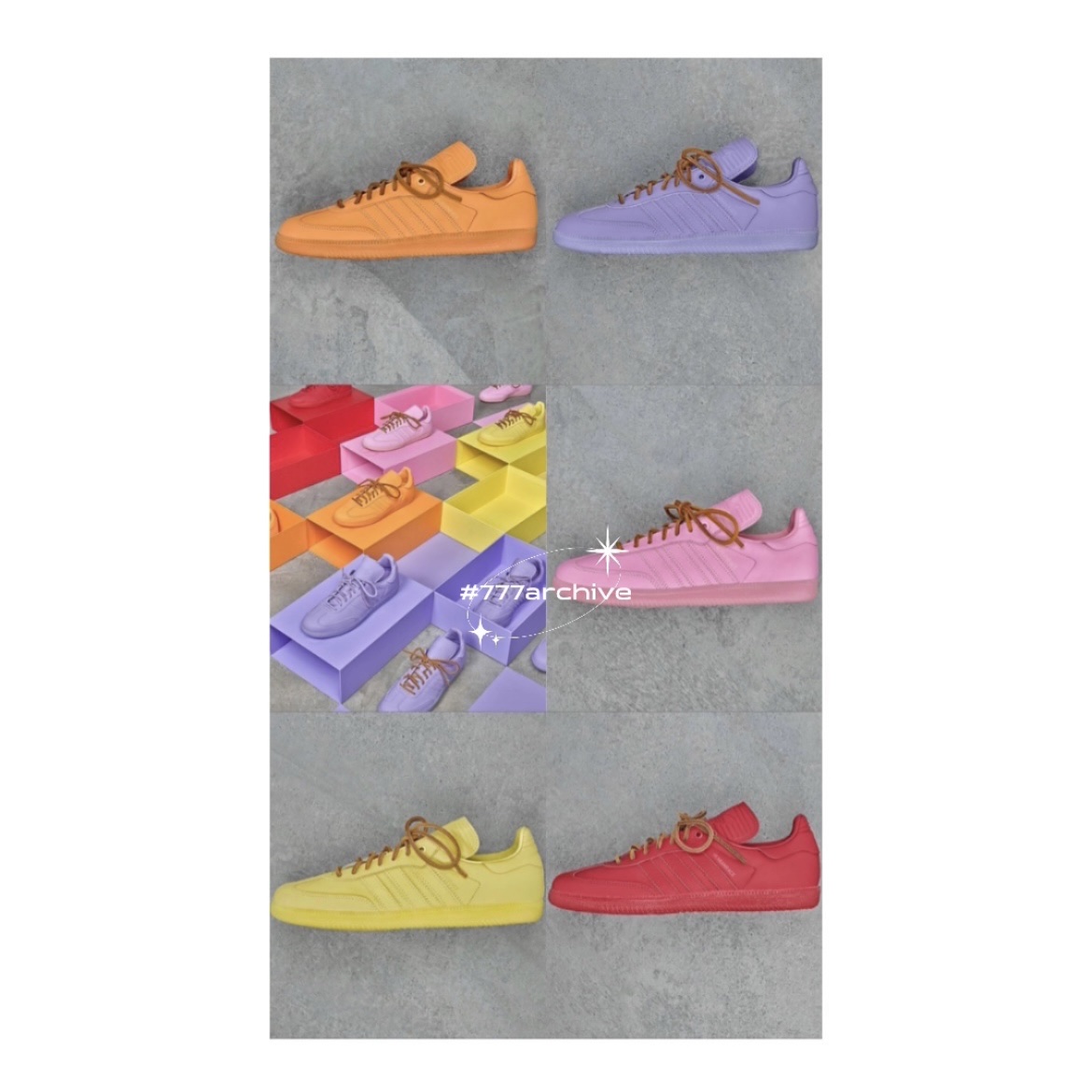 Adidas x Pharrell Williams Humanrace Samba Orange, Adidas x Pharrell Williams Humanrace Samba Red 착용 스타일 - 3