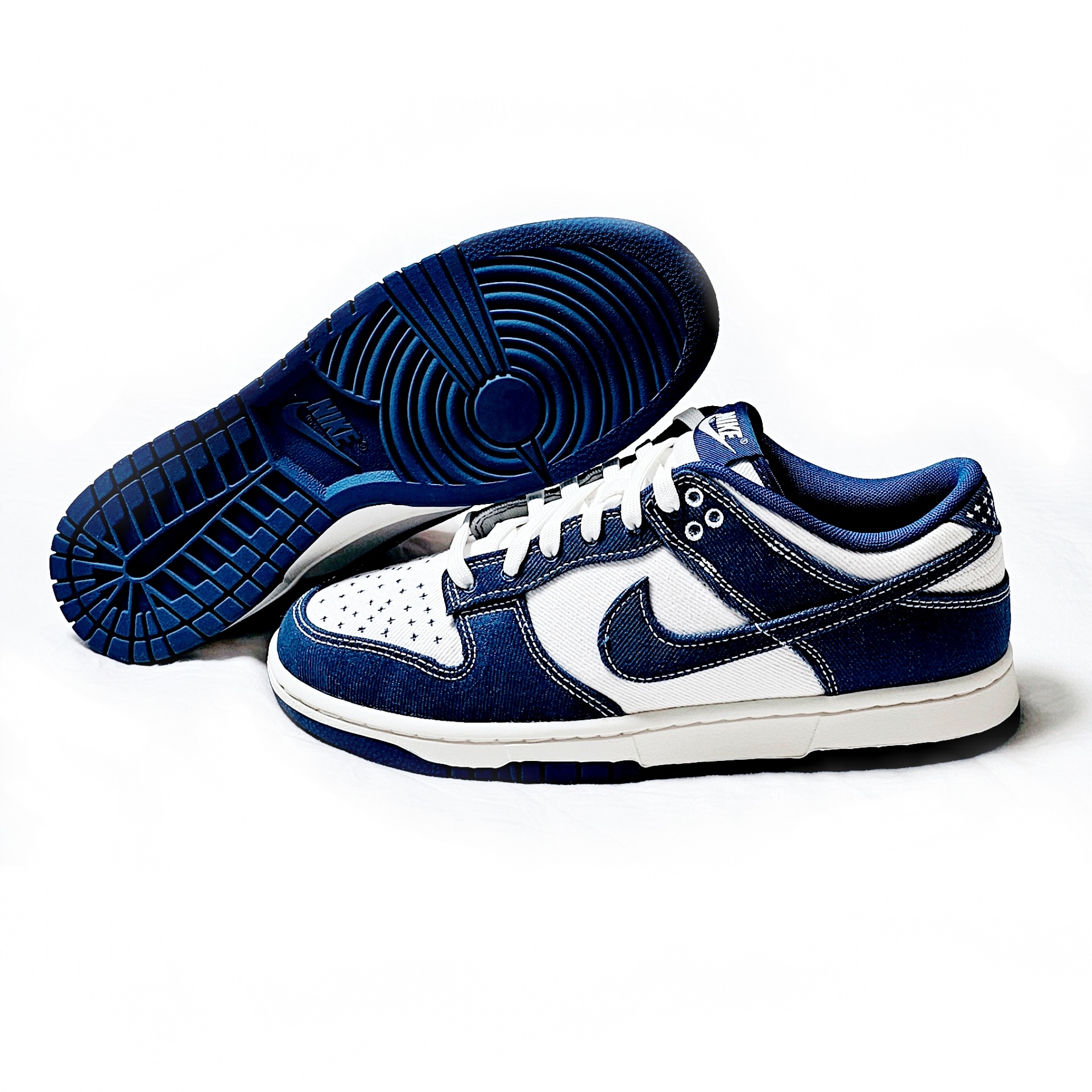 Nike Dunk Low Retro SE Industrial Blue 착용 스타일 - 2
