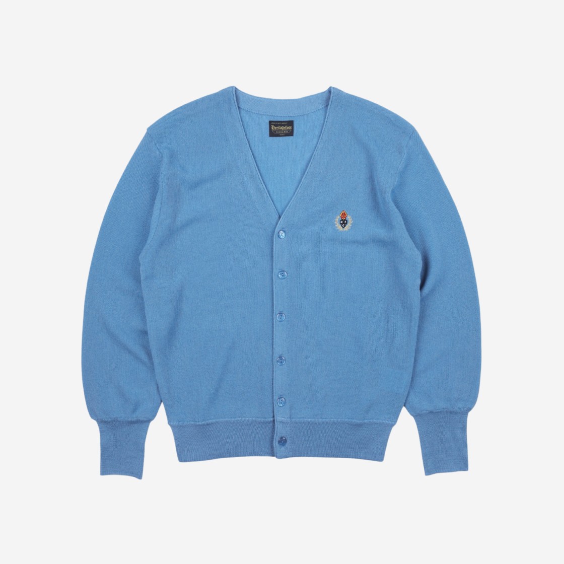 Heritage Floss Crest Wool Cardigan Sky Blue (23SS Ver.) 상세 이미지 1