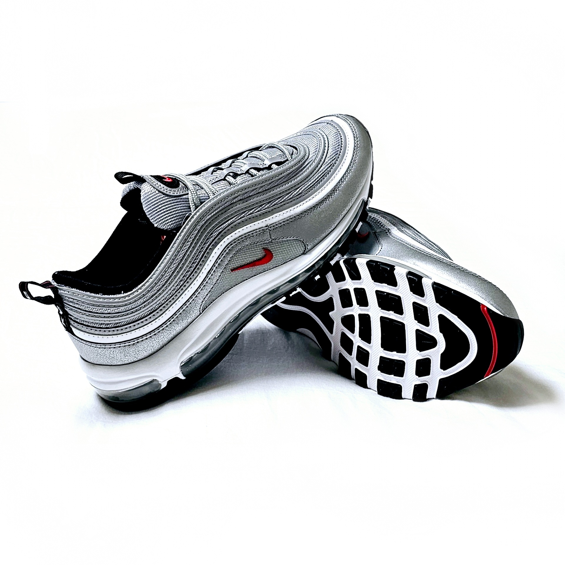 Nike Air Max 97 OG Silver Bullet 2022 착용 스타일 - 3
