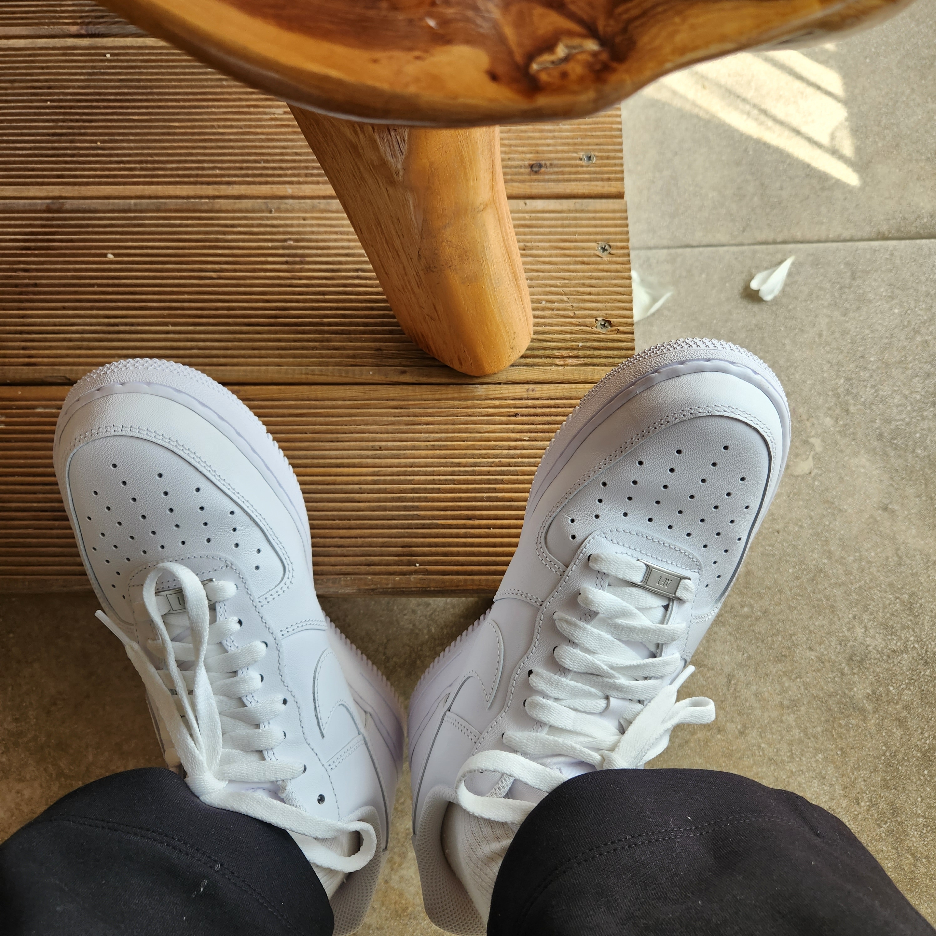 Nike Air Force 1 '07 Low White 착용 스타일