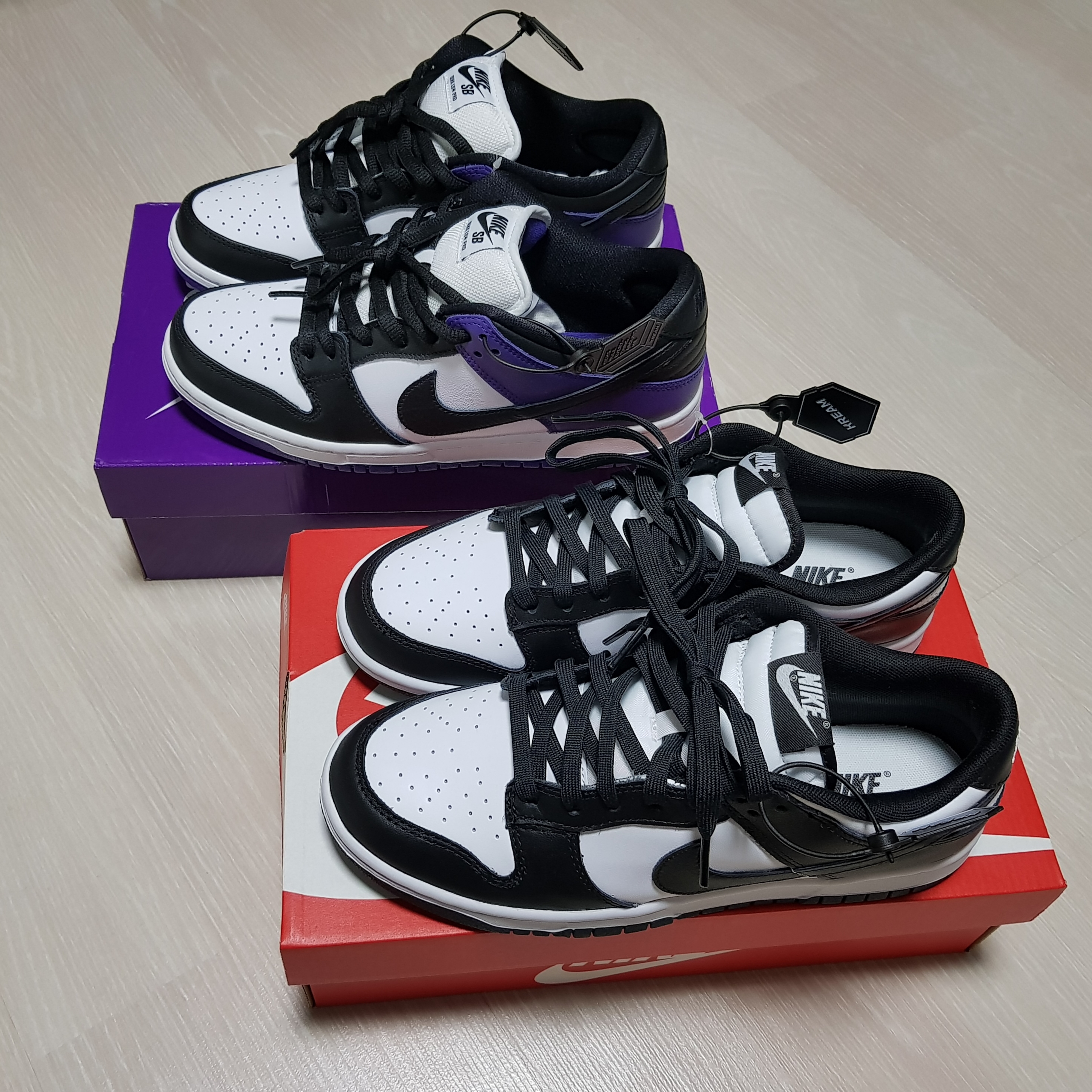 Nike SB Dunk Low Pro Court Purple 착용 스타일