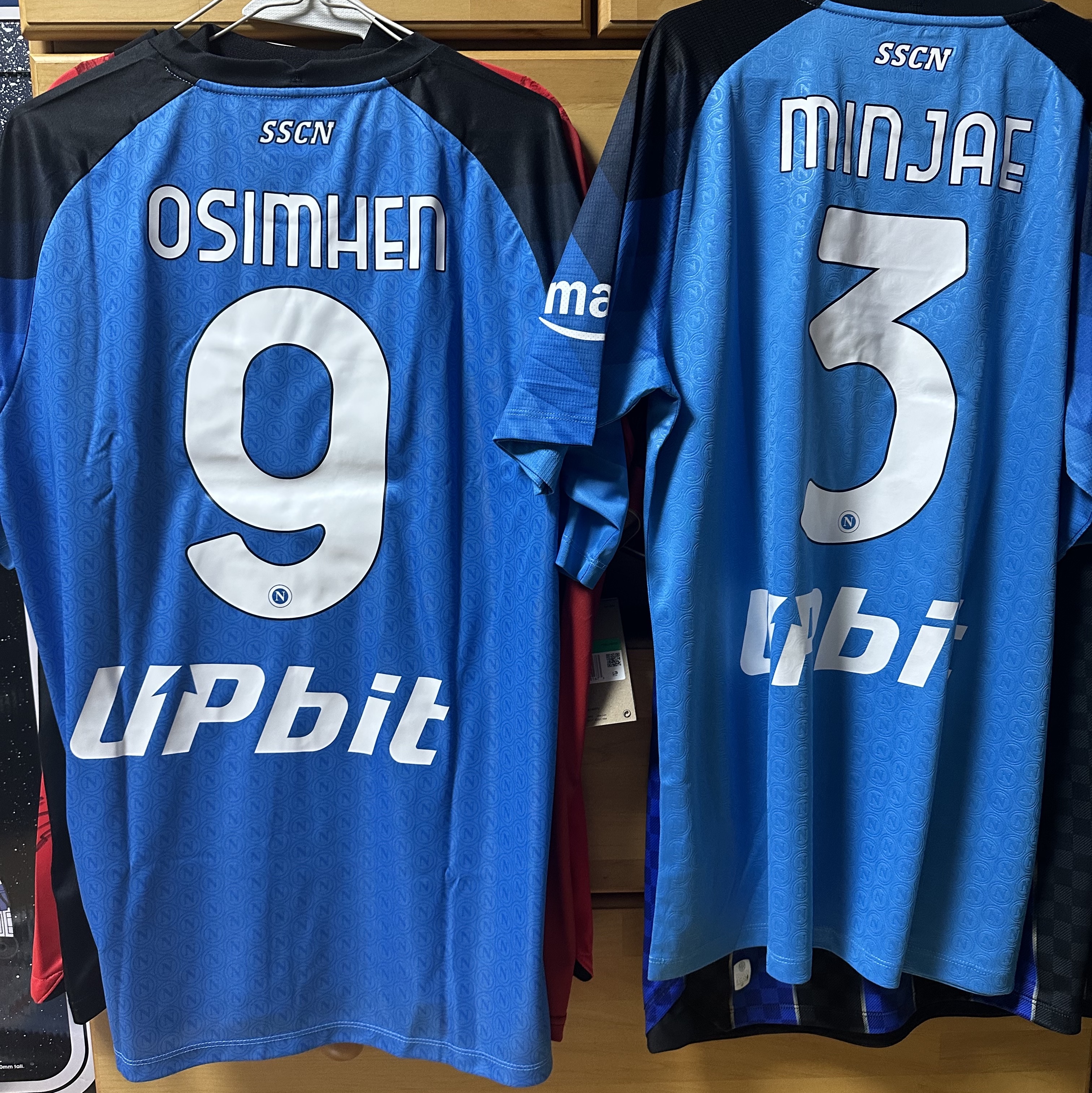 EA7 SSC Napoli 2022/23 Home Match Shirt Sky Blue (Non Marking Ver.) 착용 스타일