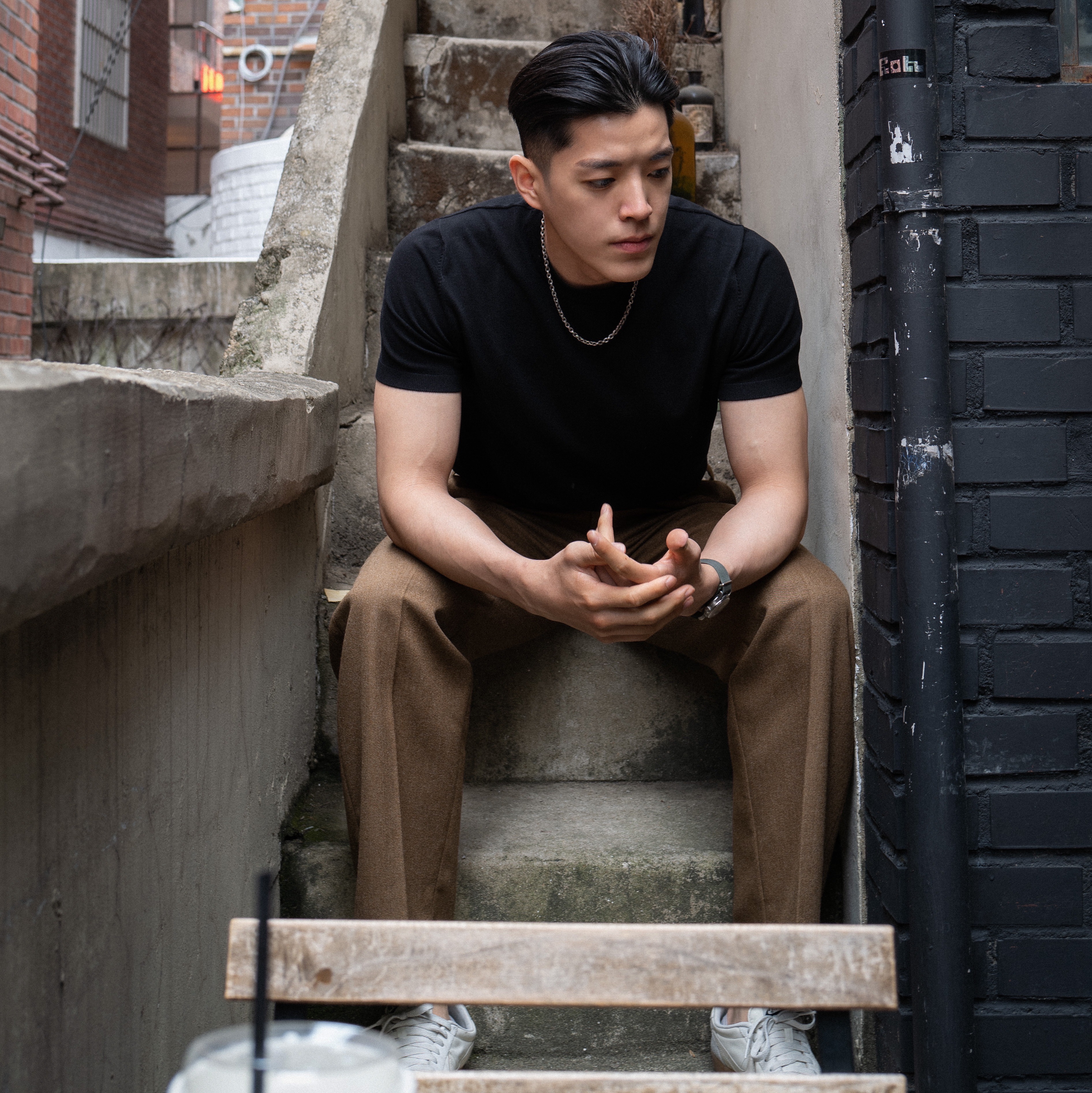 Nike Killshot 2 Leather Sail Gum 착용 스타일 - 1