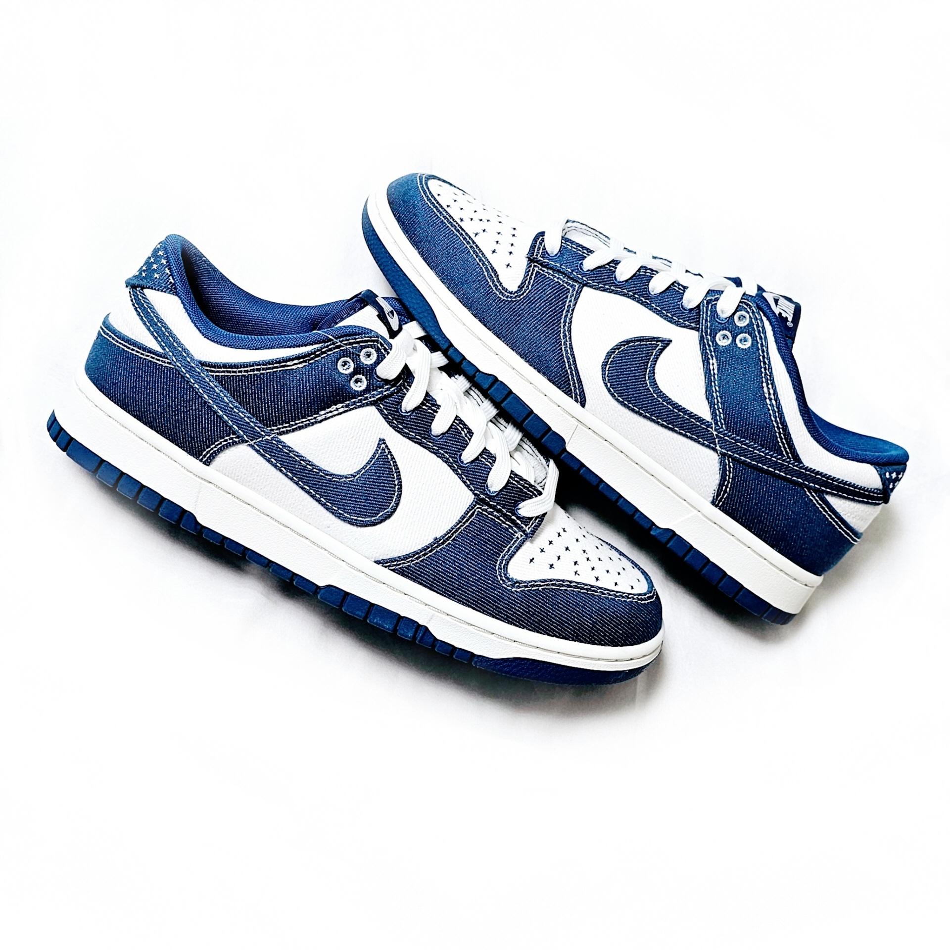 Nike Dunk Low Retro SE Industrial Blue 착용 스타일 - 5