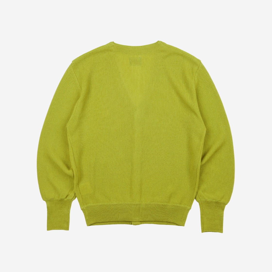 Heritage Floss Crest Wool Cardigan Yellow Green (23SS Ver.) 상세 이미지 2