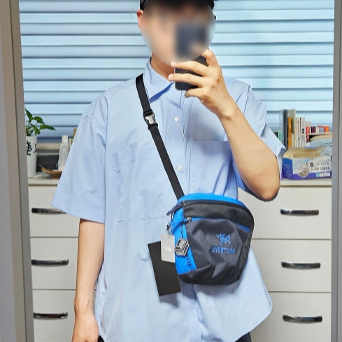 Arc'teryx x Beams Mantis 2 Waistpack Boro Blue 착용 스타일 - 1
