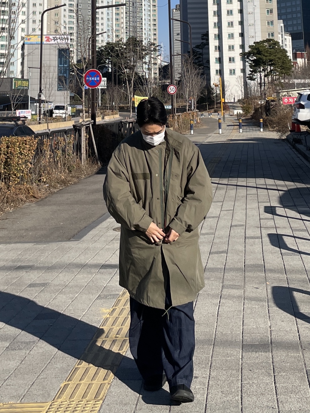 Freak's Store M-65 Mods Coat Liner Set Olive 착용 스타일
