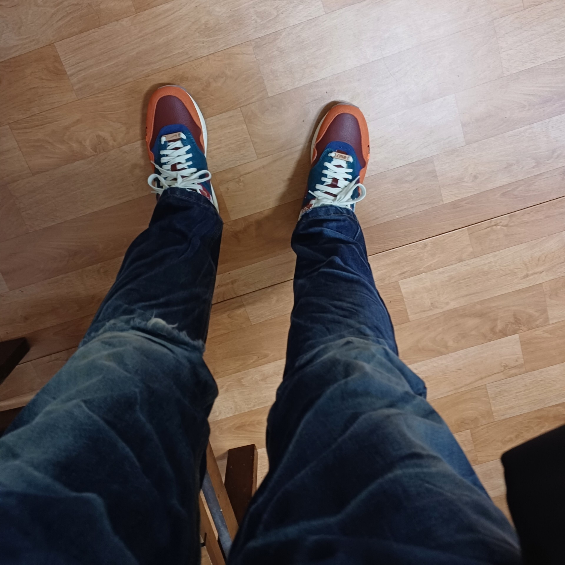 Nike x Kasina Air Max 1 SP Won-Ang Orange 착용 스타일