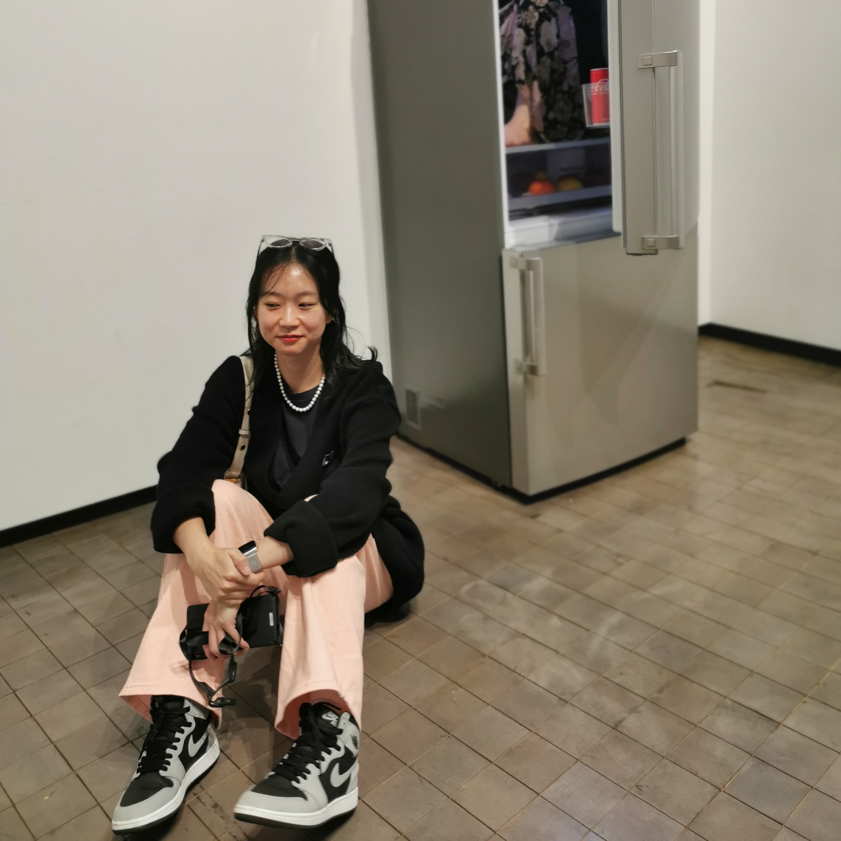 Jordan 1 Retro High OG Shadow 2.0, Gucci Horsebit 1955 Shoulder Bag White 착용 스타일