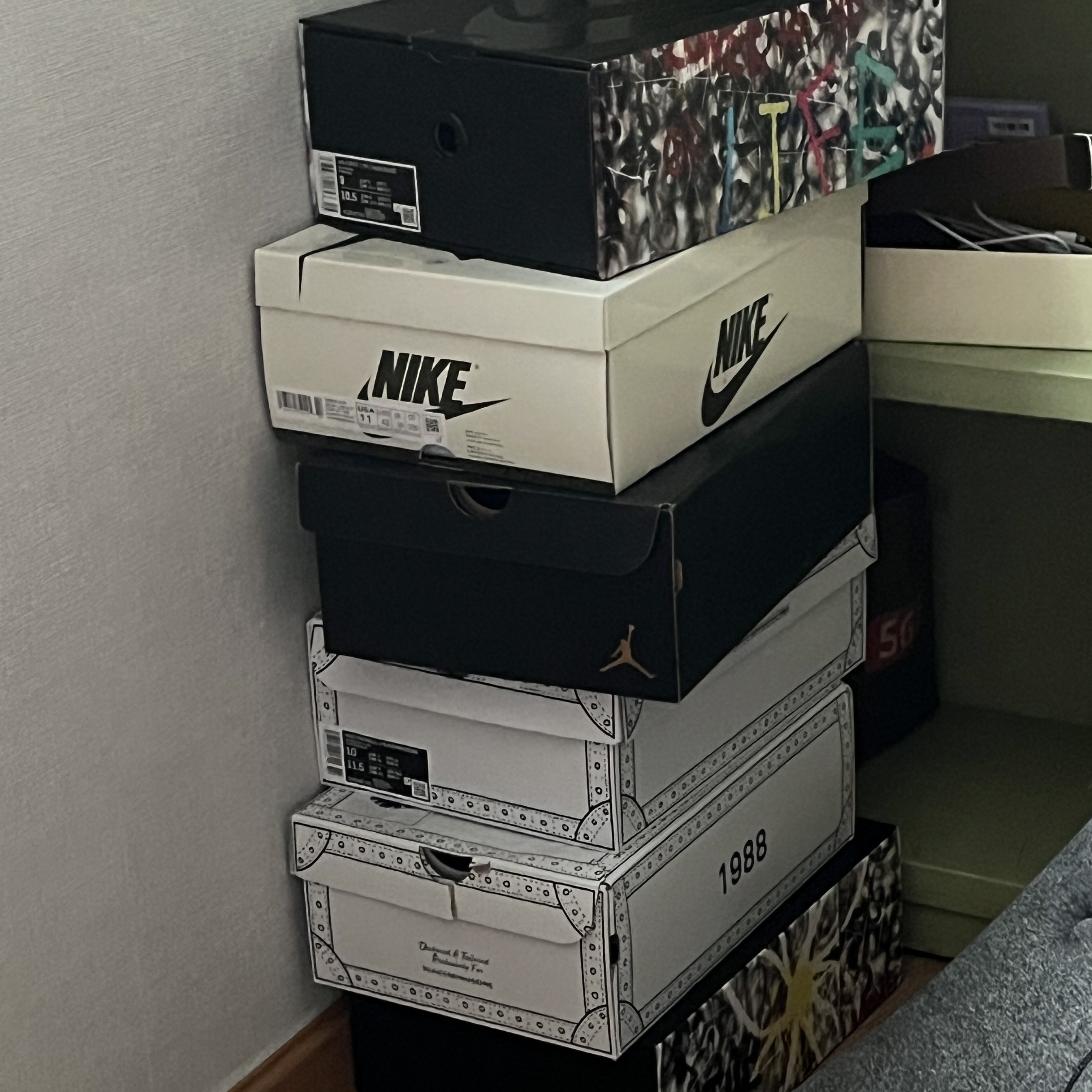 Nike x Peaceminusone Kwondo1 Black and White, Nike x Peaceminusone Air Force 1 Low Para-Noise 2.0 착용 스타일