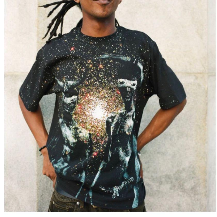 Stussy Black Star T-Shirt Black 착용 스타일