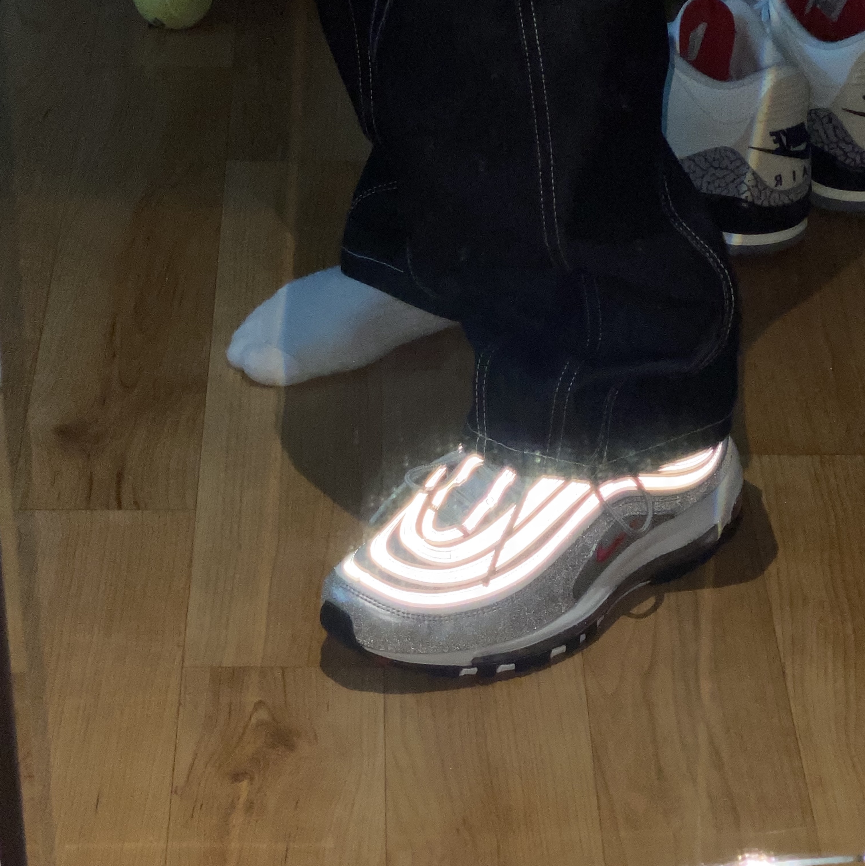 Nike Air Max 97 OG Silver Bullet 2022 착용 스타일 - 2