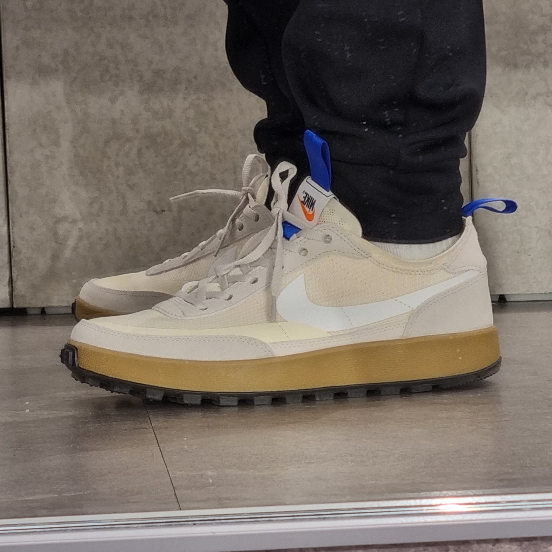 Nike x Tom Sachs General Purpose Shoe Light Cream 착용 스타일 - 1
