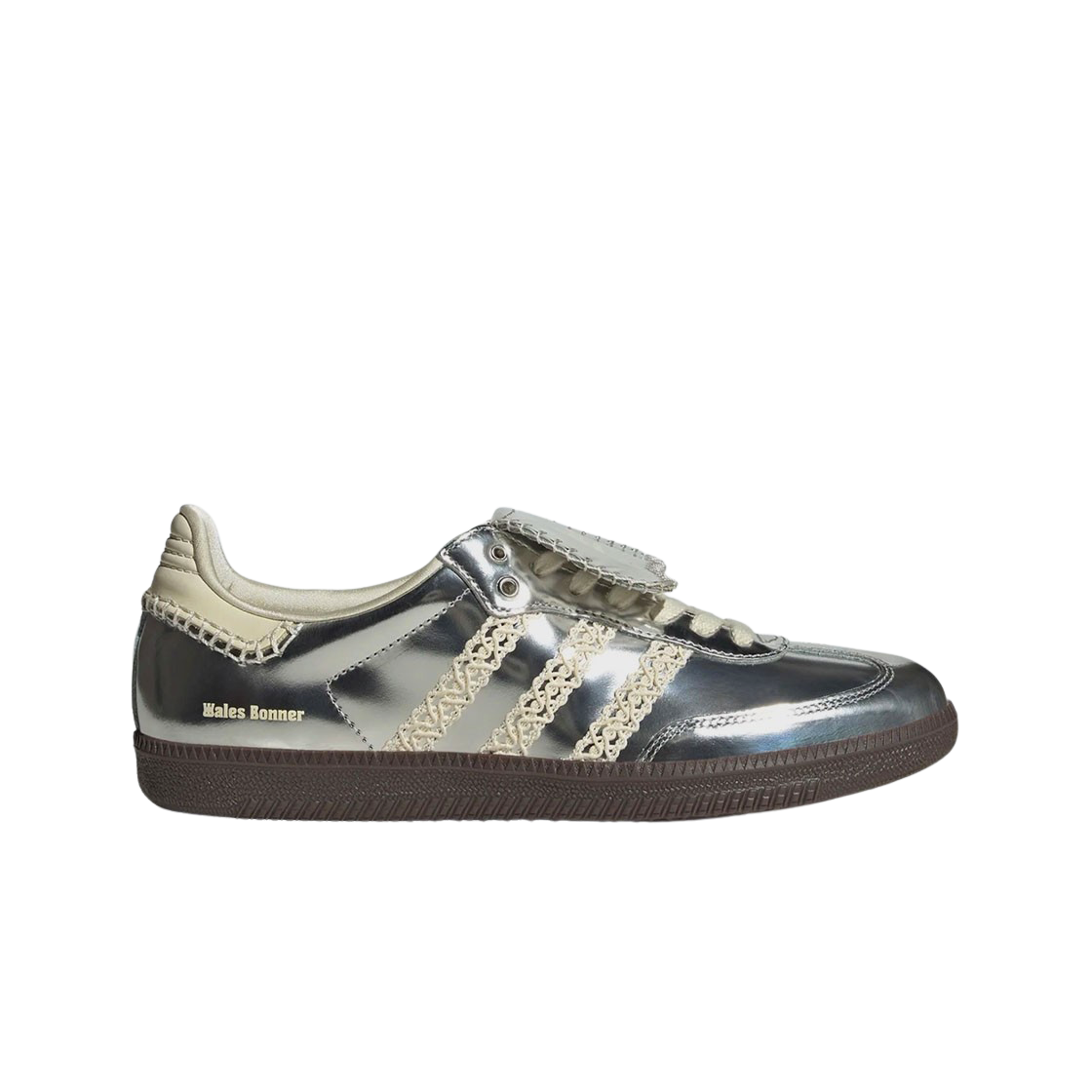 아디다스 x 웨일스 보너 삼바 실버 메탈릭(Adidas x Wales Bonner Samba Silver Metallic)