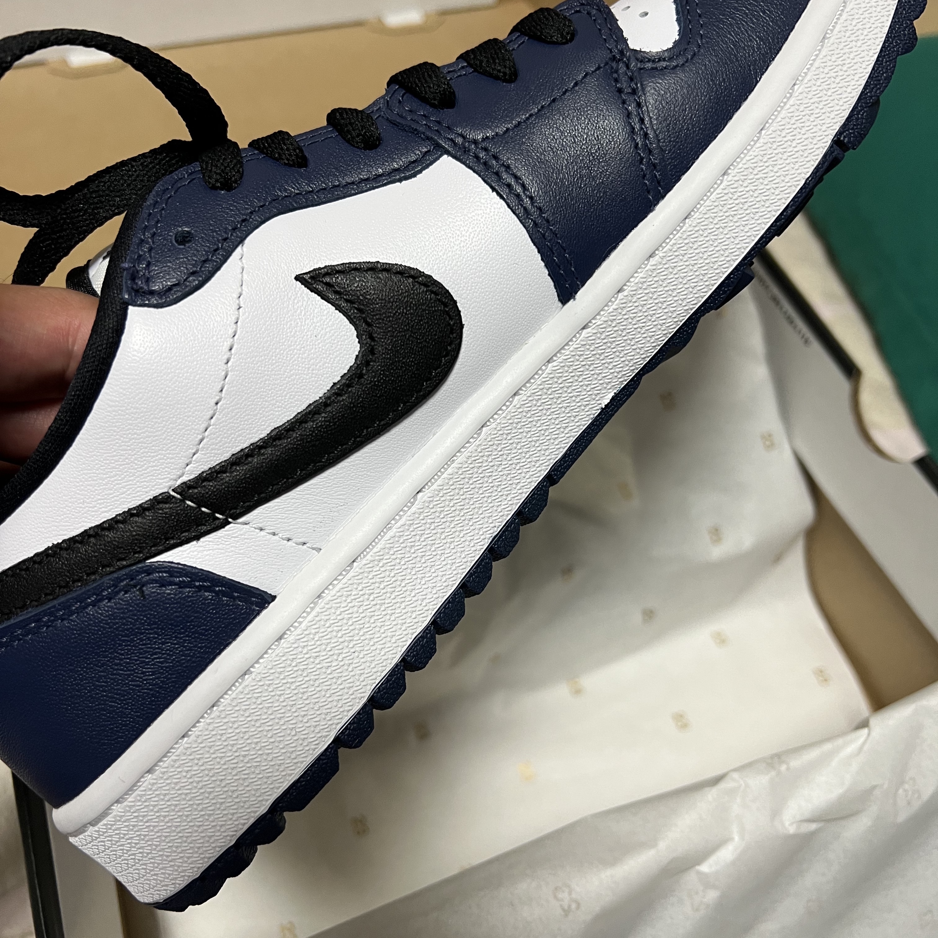 Jordan 1 Low Golf Midnight Navy 착용 스타일