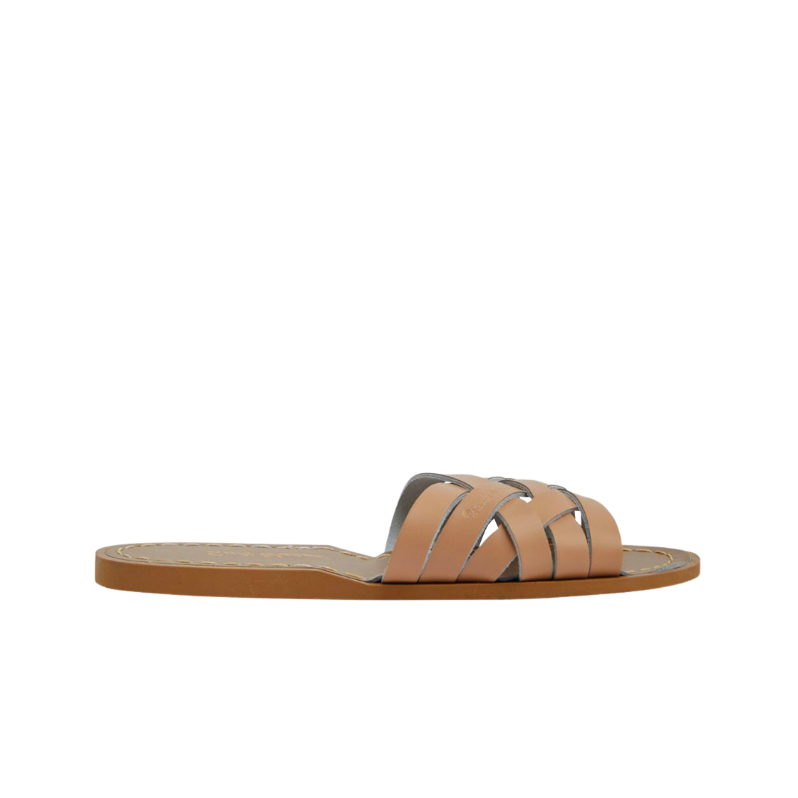 6623 (W) Saltwater Sandal Retro Slide Latte