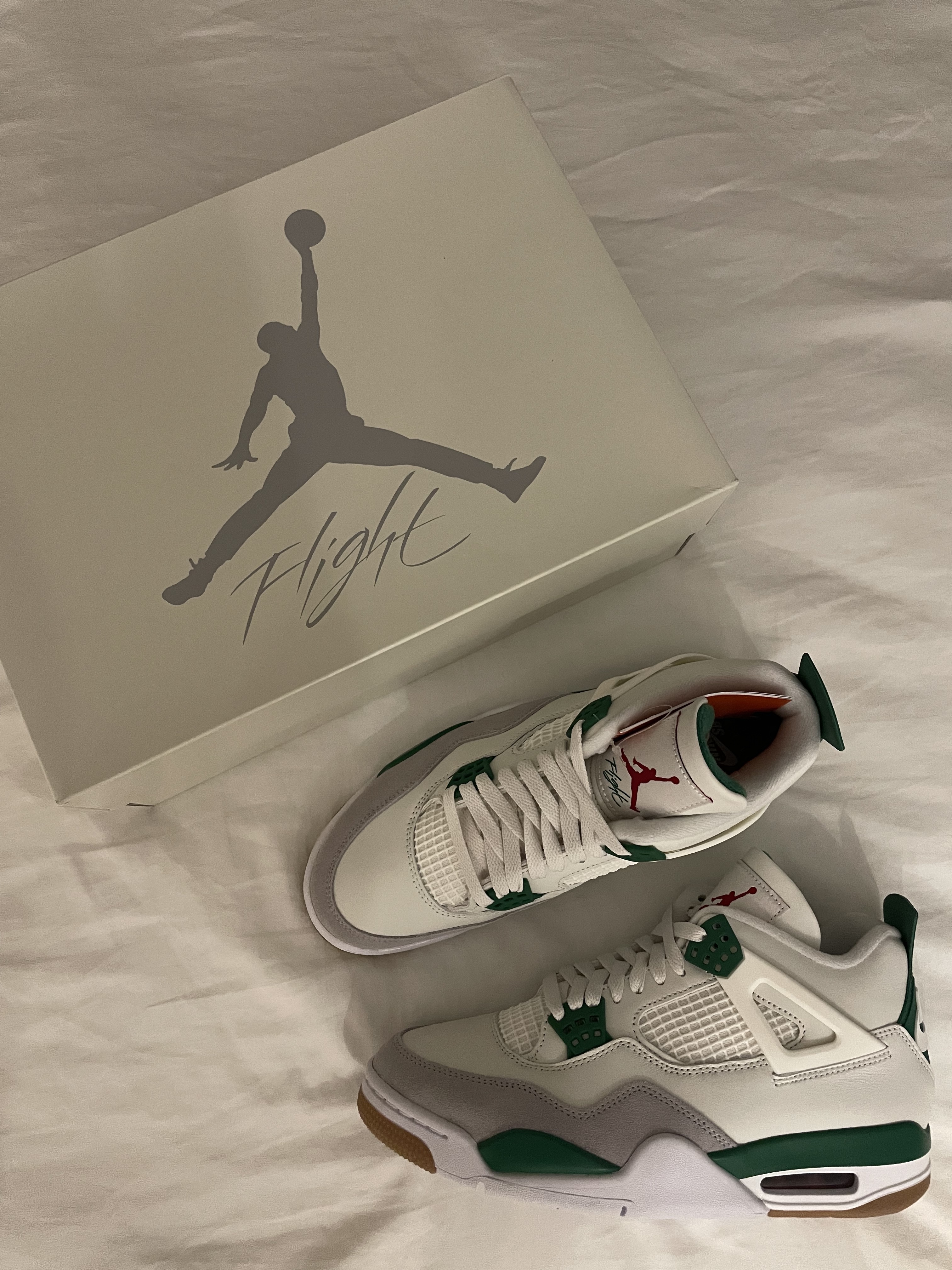 Jordan 4 x Nike SB Retro SP Pine Green ์ฐฉ์ฉ ์คํ์ผ - 2