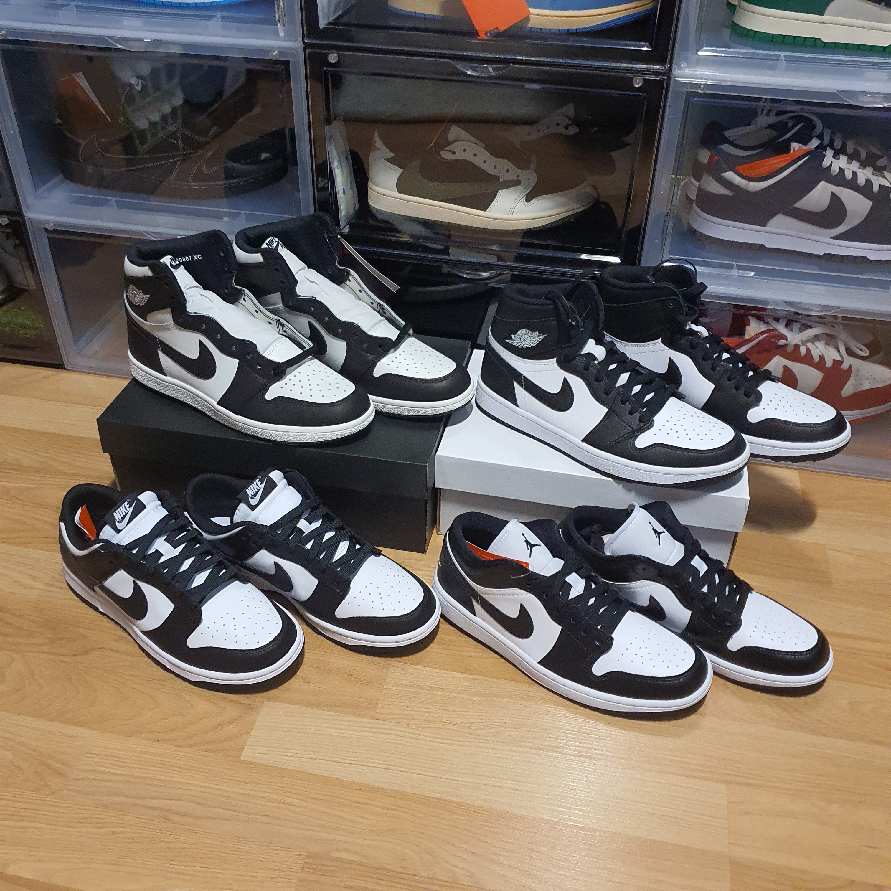 Jordan 1 High 85 Black White, Jordan 1 High Golf White Black 착용 스타일 - 2