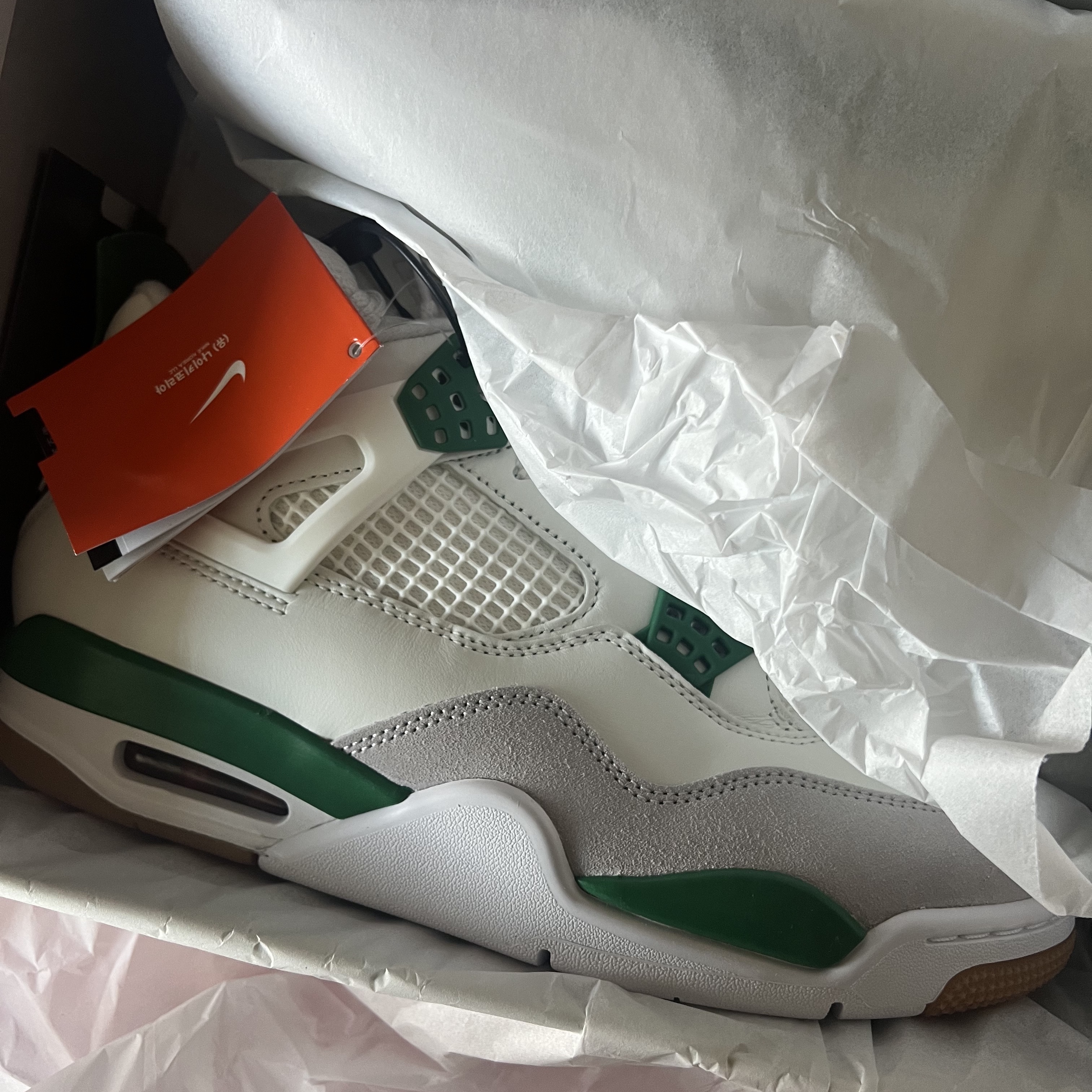 Jordan 4 x Nike SB Retro SP Pine Green 착용 스타일 - 1