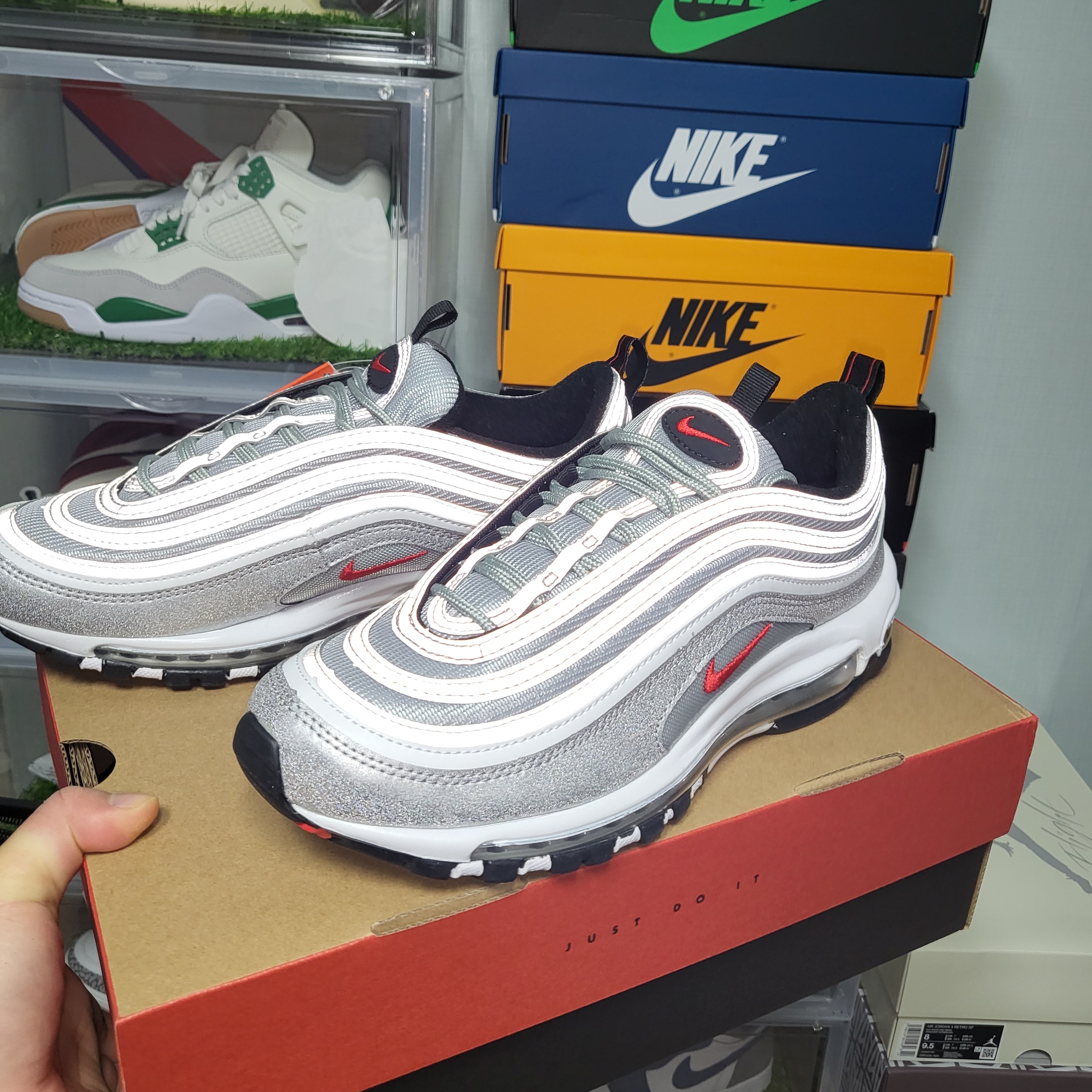 Nike Air Max 97 OG Silver Bullet 2022 착용 스타일 - 1