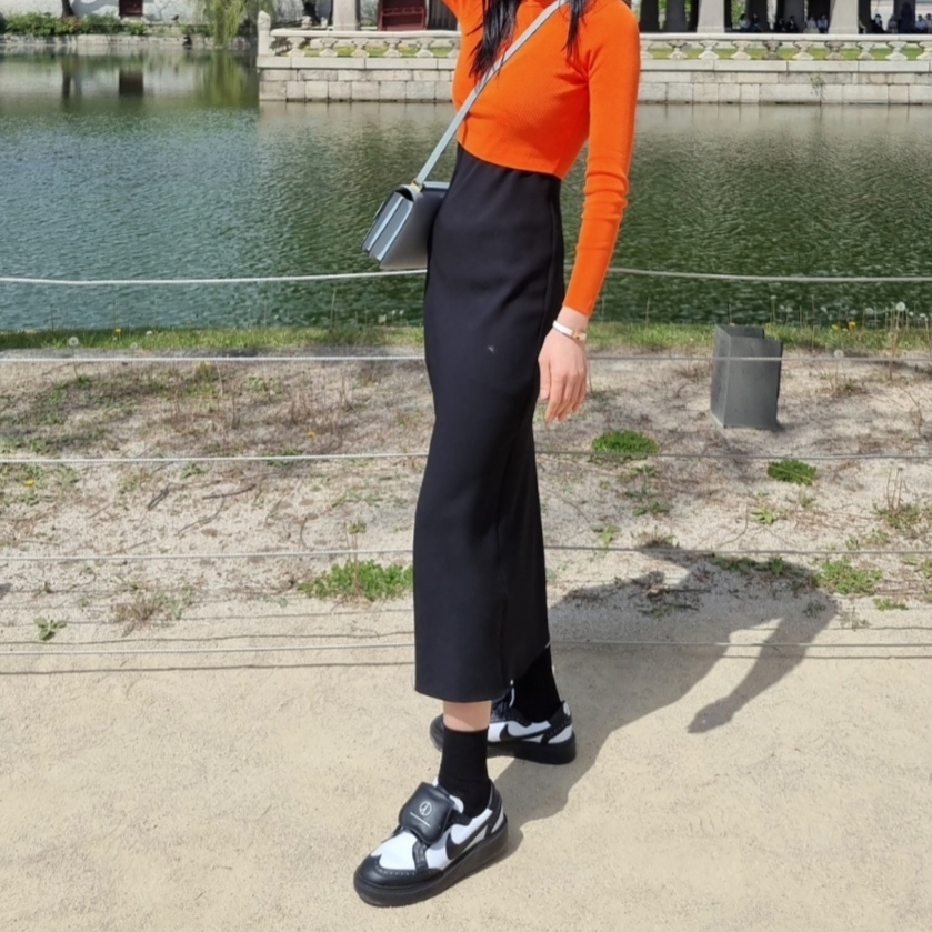 Nike x Peaceminusone Kwondo1 Black and White 착용 스타일