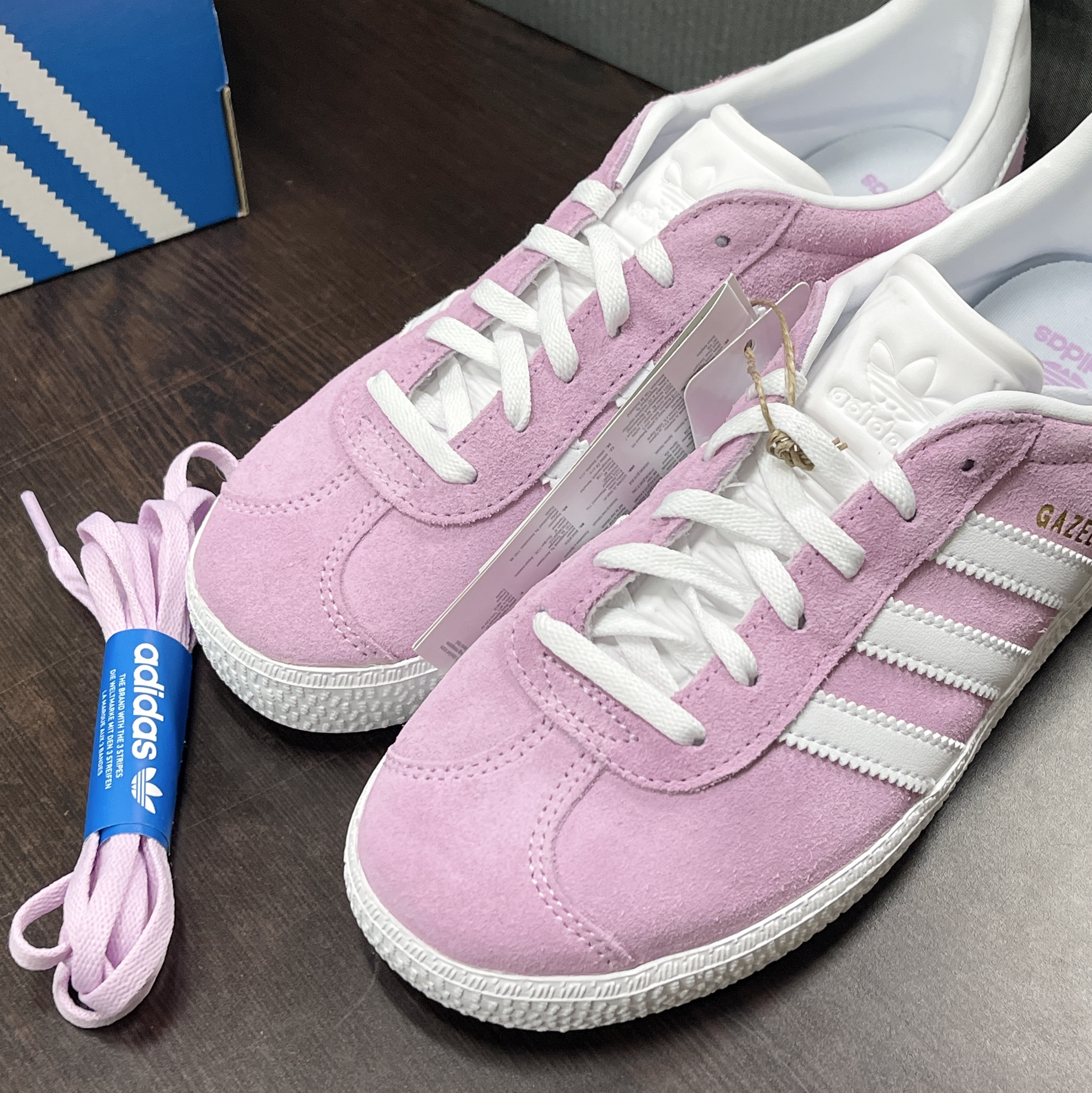 (J) Adidas Gazelle Bliss Lilac 착용 스타일