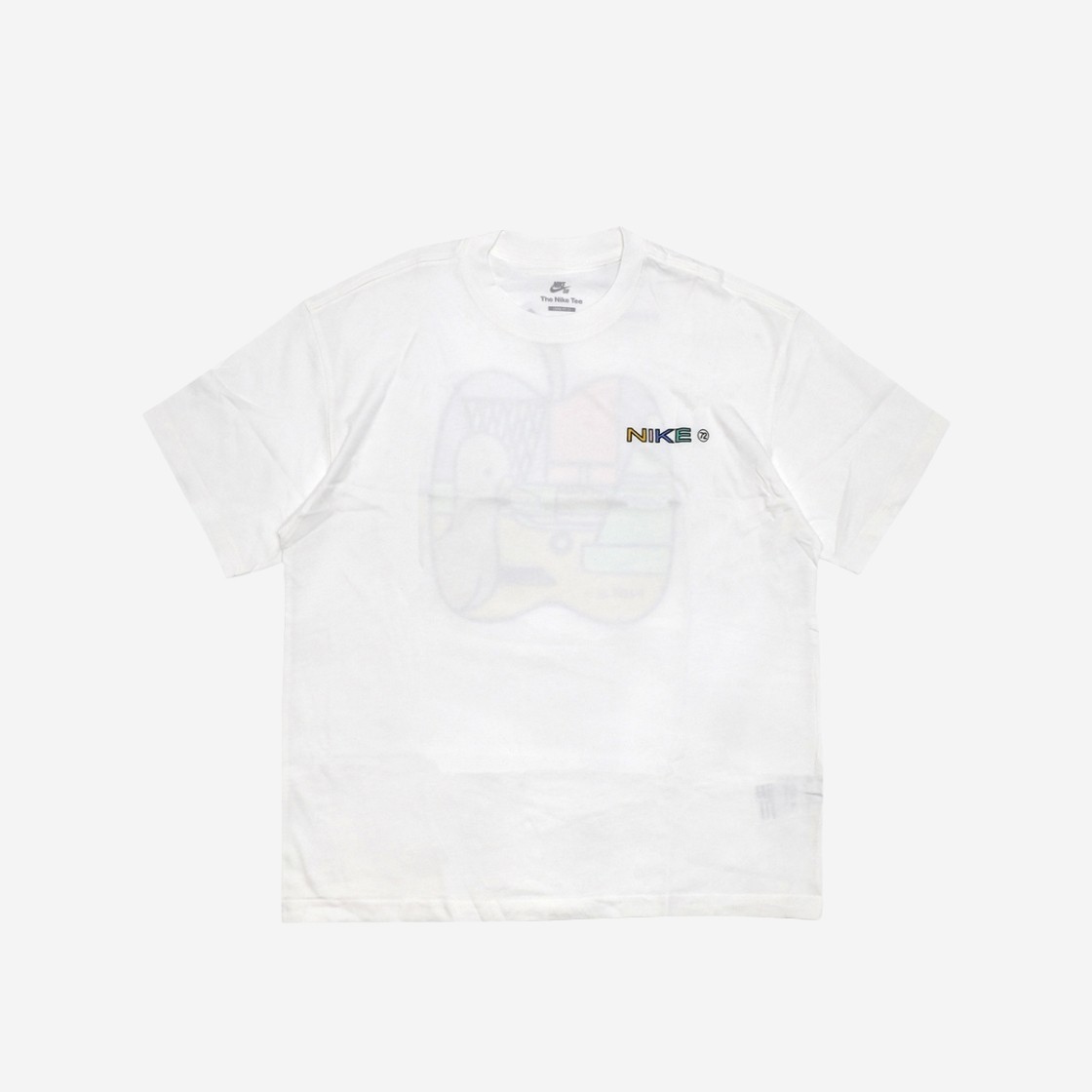 Nike SB Logo Skateboarding Apple Pigeon T-Shirt White - Asia 상세 이미지 2