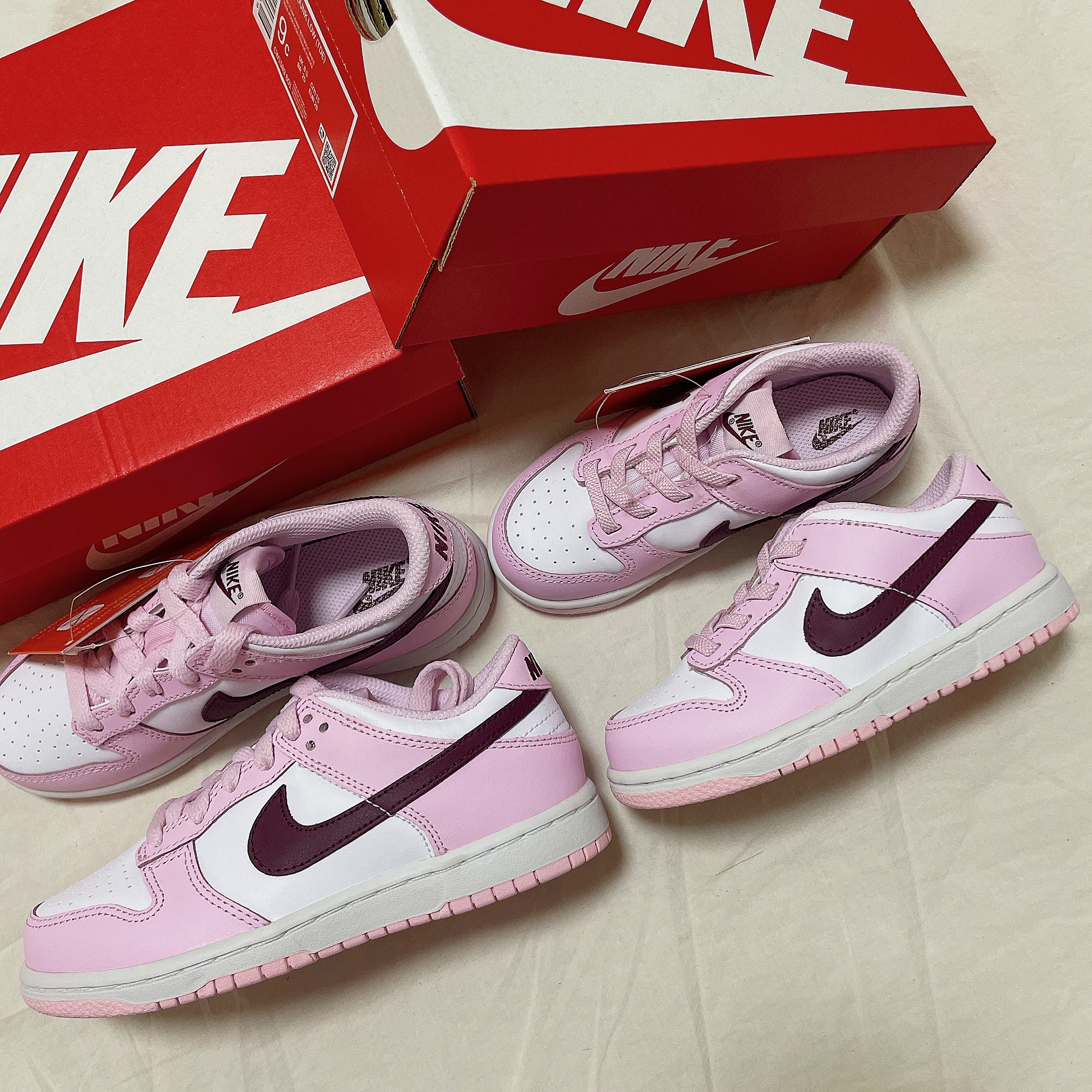 (TD) Nike Dunk Low Pink Foam, (PS) Nike Dunk Low Pink Foam 착용 스타일