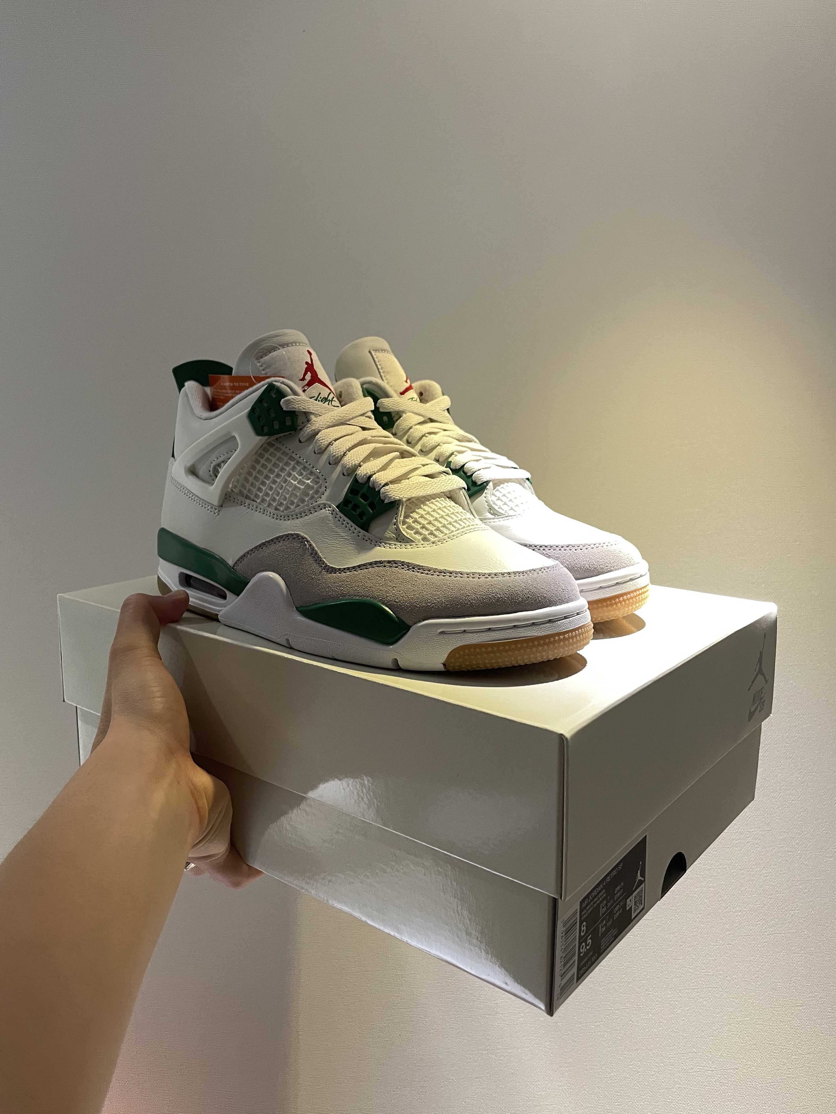 Jordan 4 x Nike SB Retro SP Pine Green ์ฐฉ์ฉ ์คํ์ผ - 4