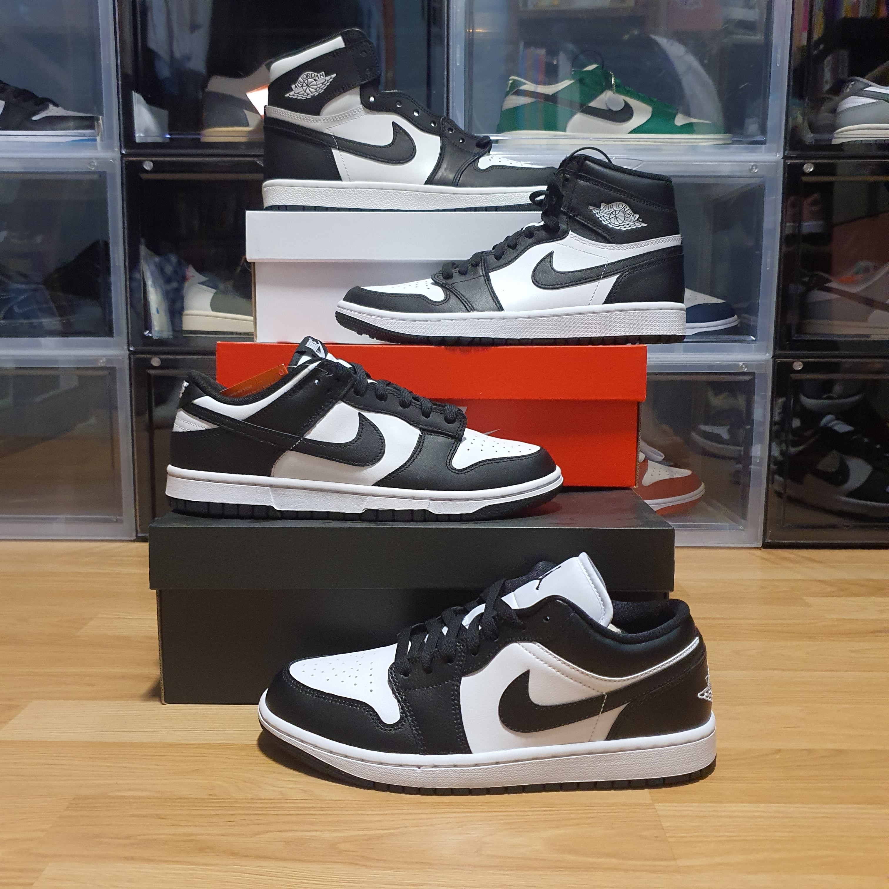 Jordan 1 High 85 Black White, Jordan 1 High Golf White Black 착용 스타일 - 1