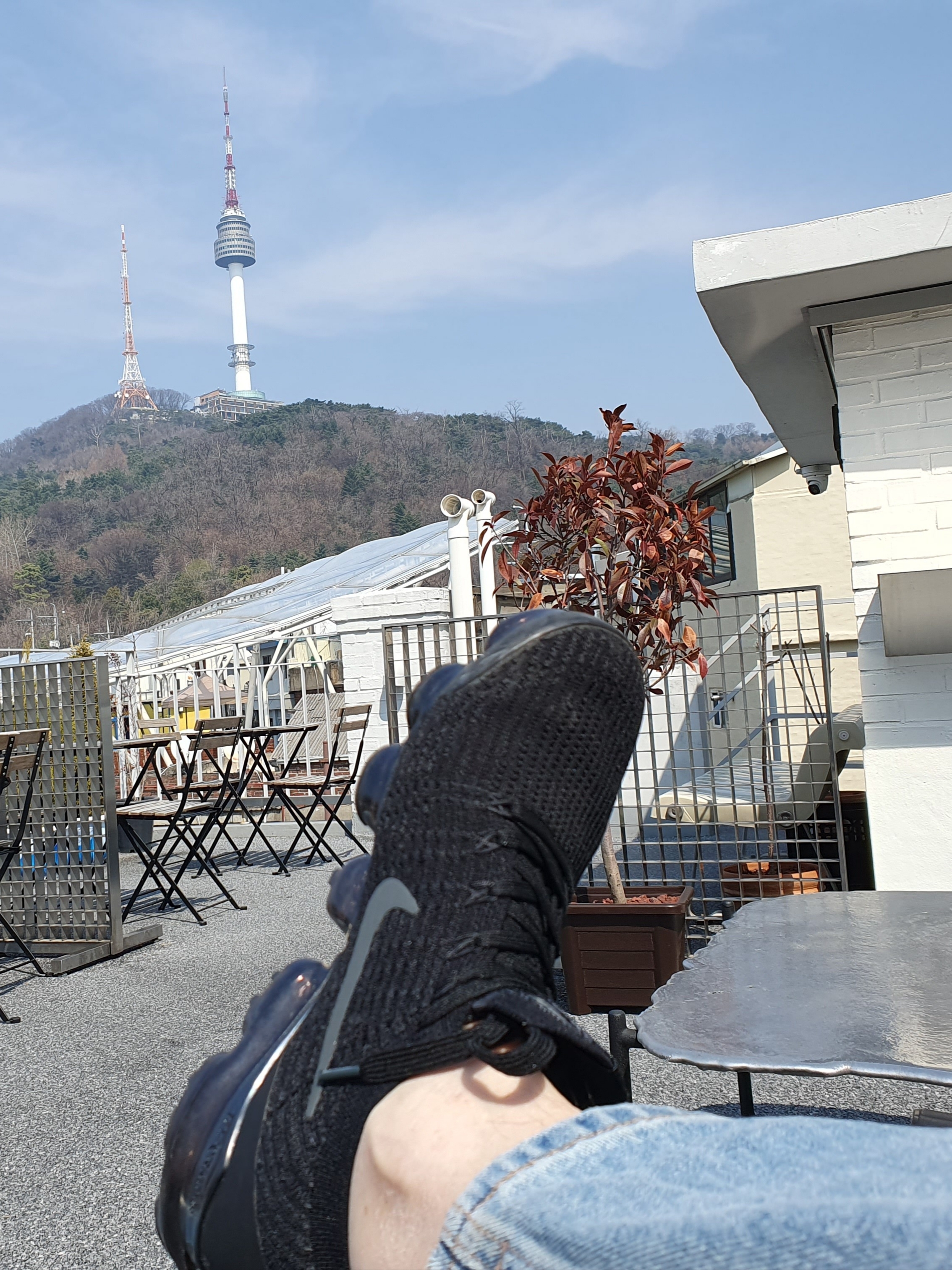 Nike Air VaporMax Flyknit 3.0 Triple Black 착용 스타일