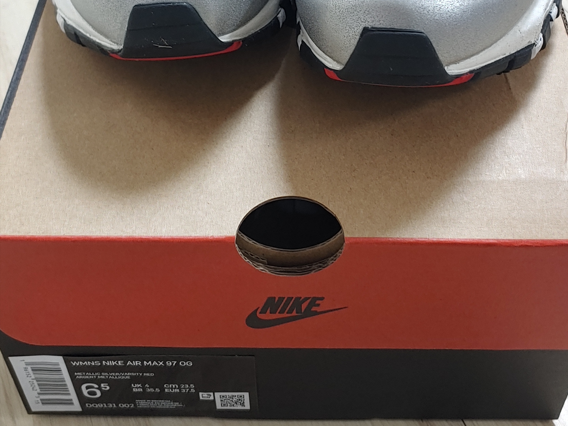 (W) Nike Air Max 97 OG Silver Bullet 2022 착용 스타일 - 2