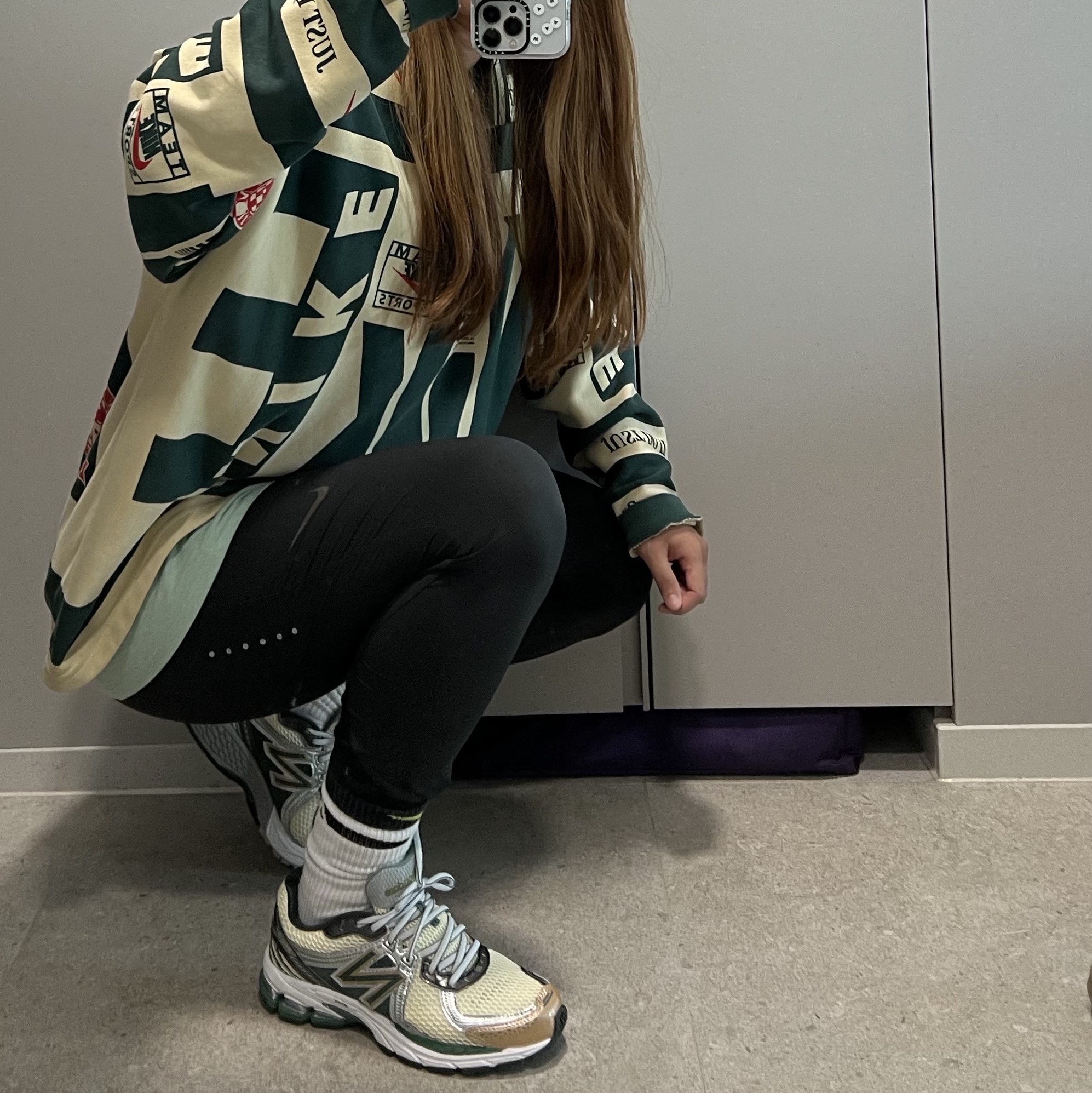 New Balance x Aime Leon Dore 860v2 Green 착용 스타일