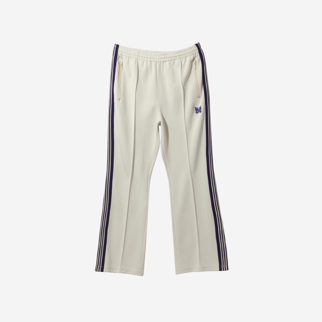 Needles Boot-Cut Track Pants Poly Smooth Ice White 상세 이미지 1