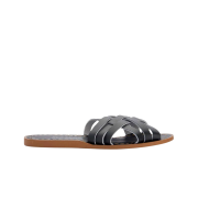 (W) Saltwater Sandal Retro Slide Black