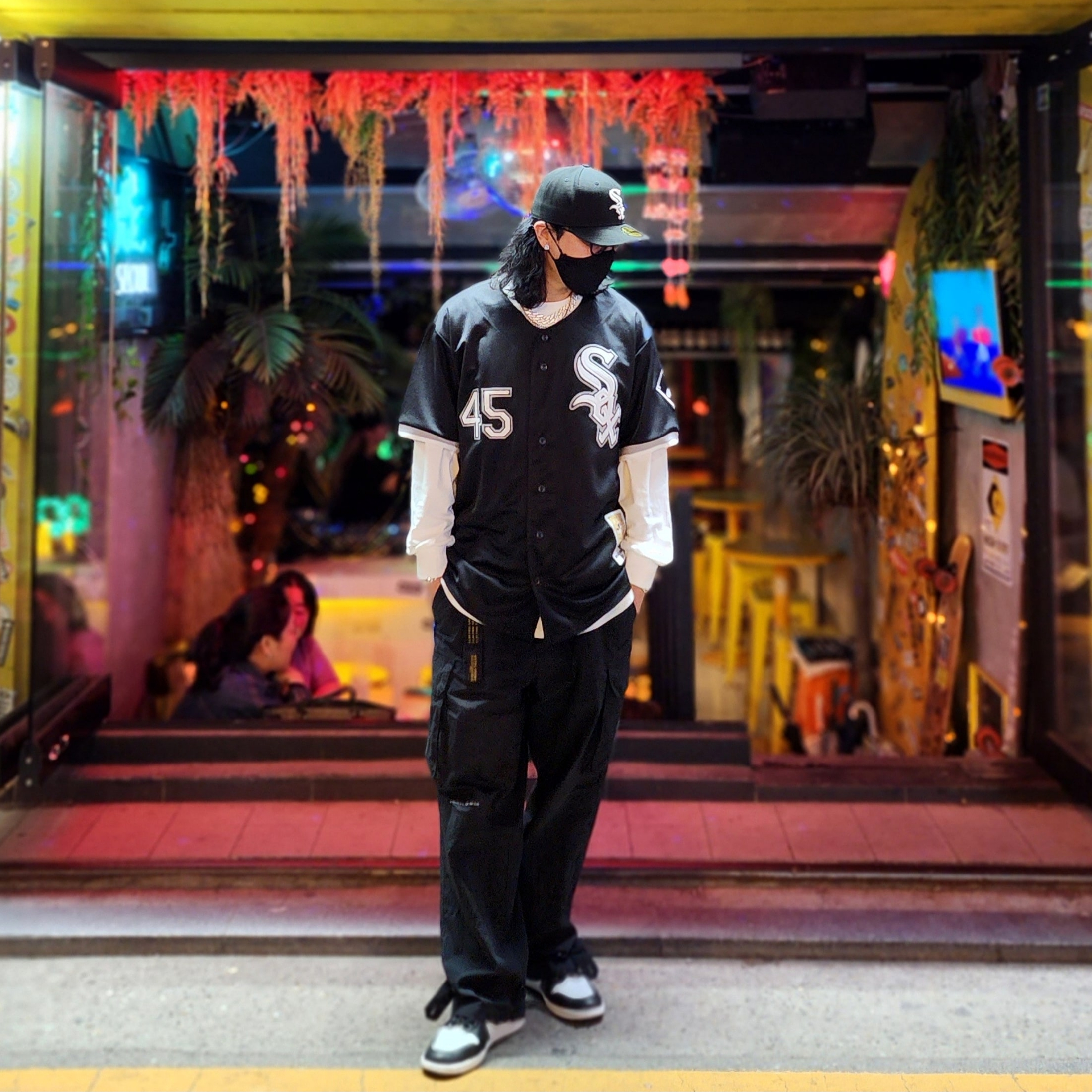 Jordan 1 High 85 Black White 착용 스타일