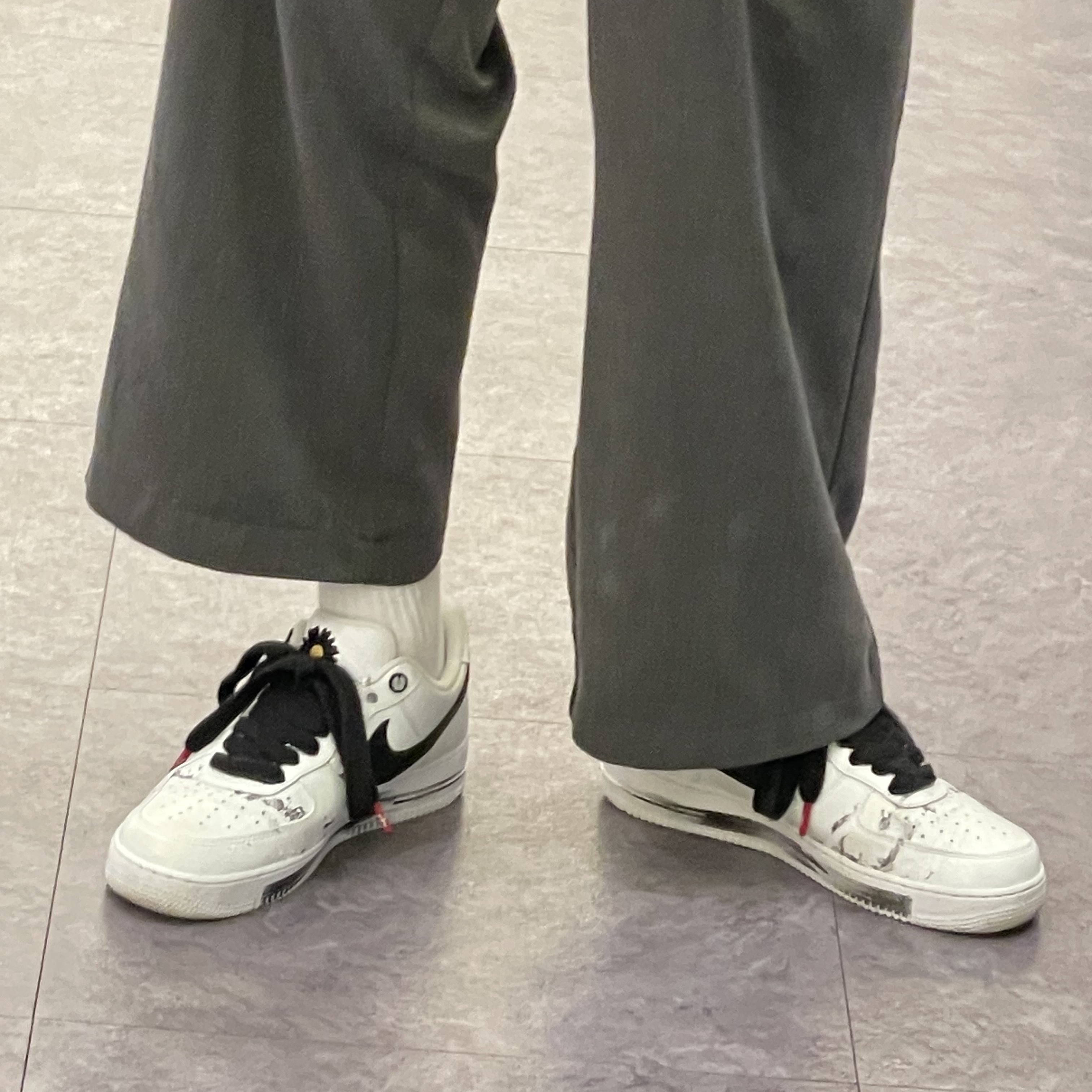 Nike x Peaceminusone Air Force 1 Low Para-Noise 2.0 착용 스타일