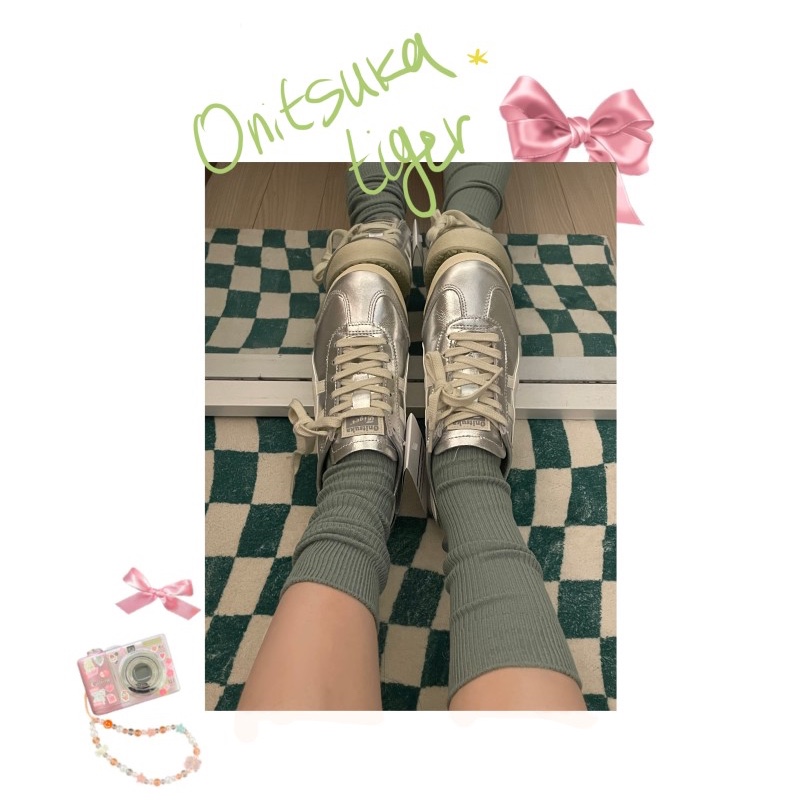 Onitsuka Tiger Mexico 66 White Silver 착용 스타일