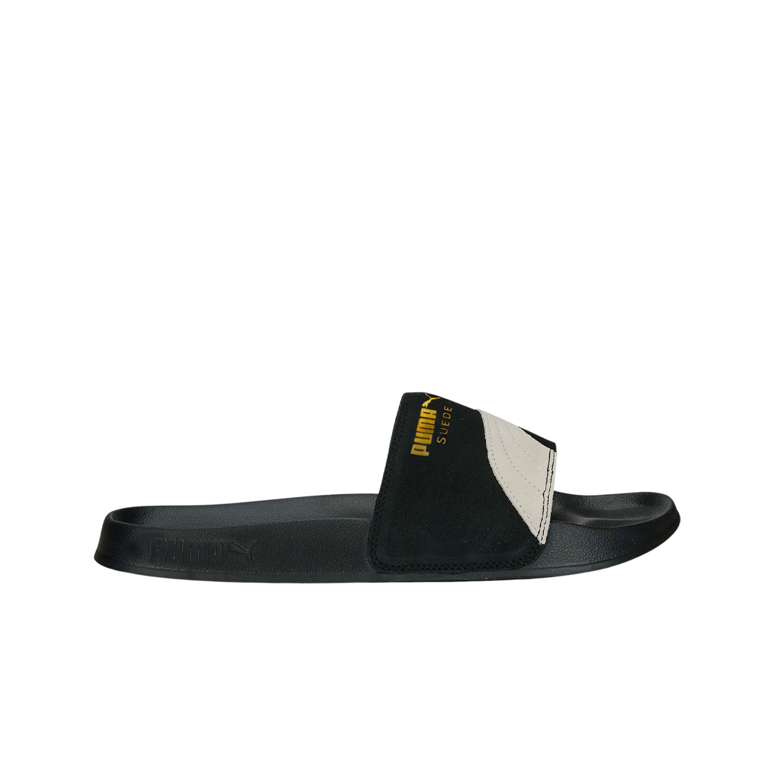 푸마 리드캣 2.0 스웨이드 슬라이드 블랙 화이트(Puma Leadcat 2.0 Suede Slide Black White) - 1
