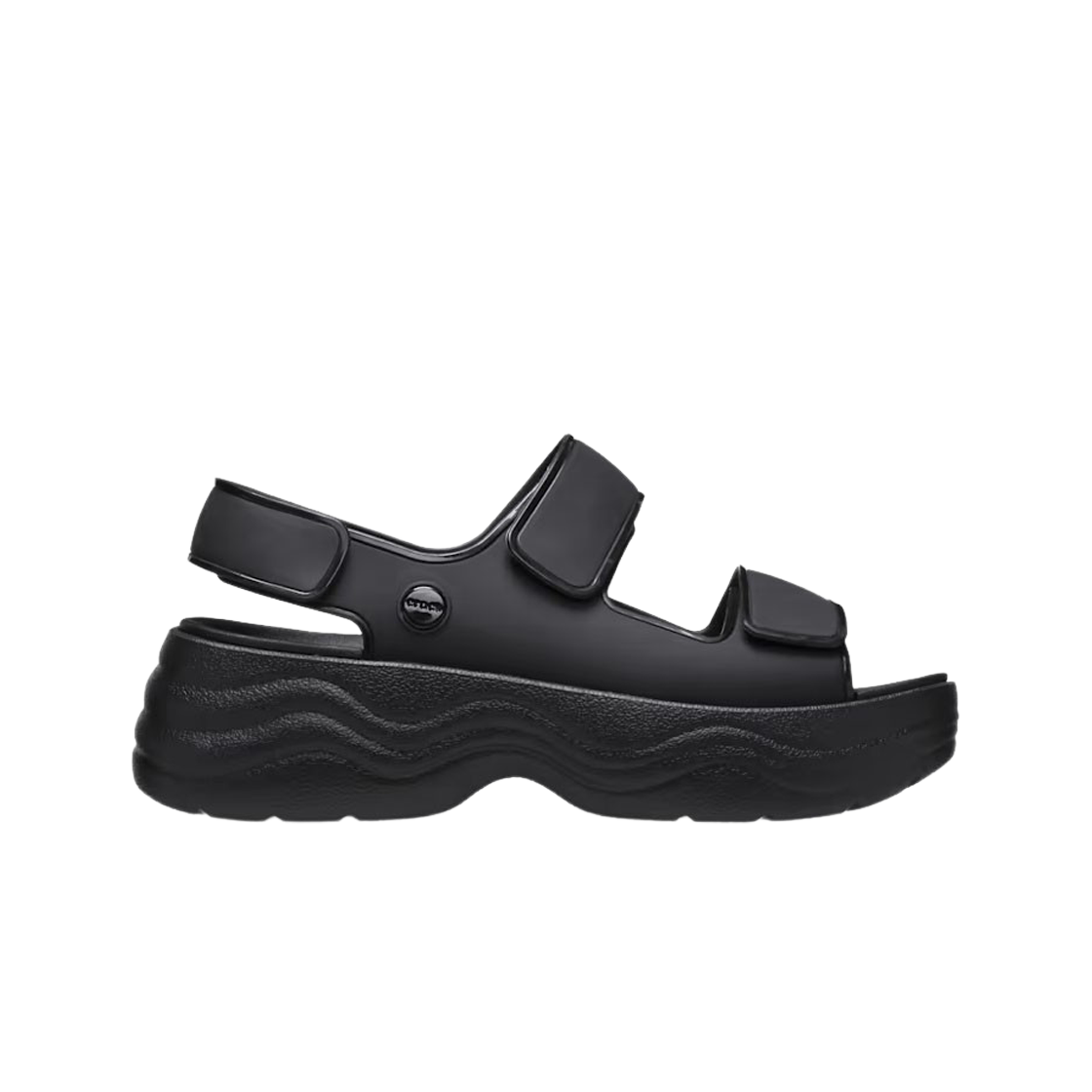 (W) 크록스 스카이라인 샌들 블랙((W) Crocs Skyline Sandal Black) - 1