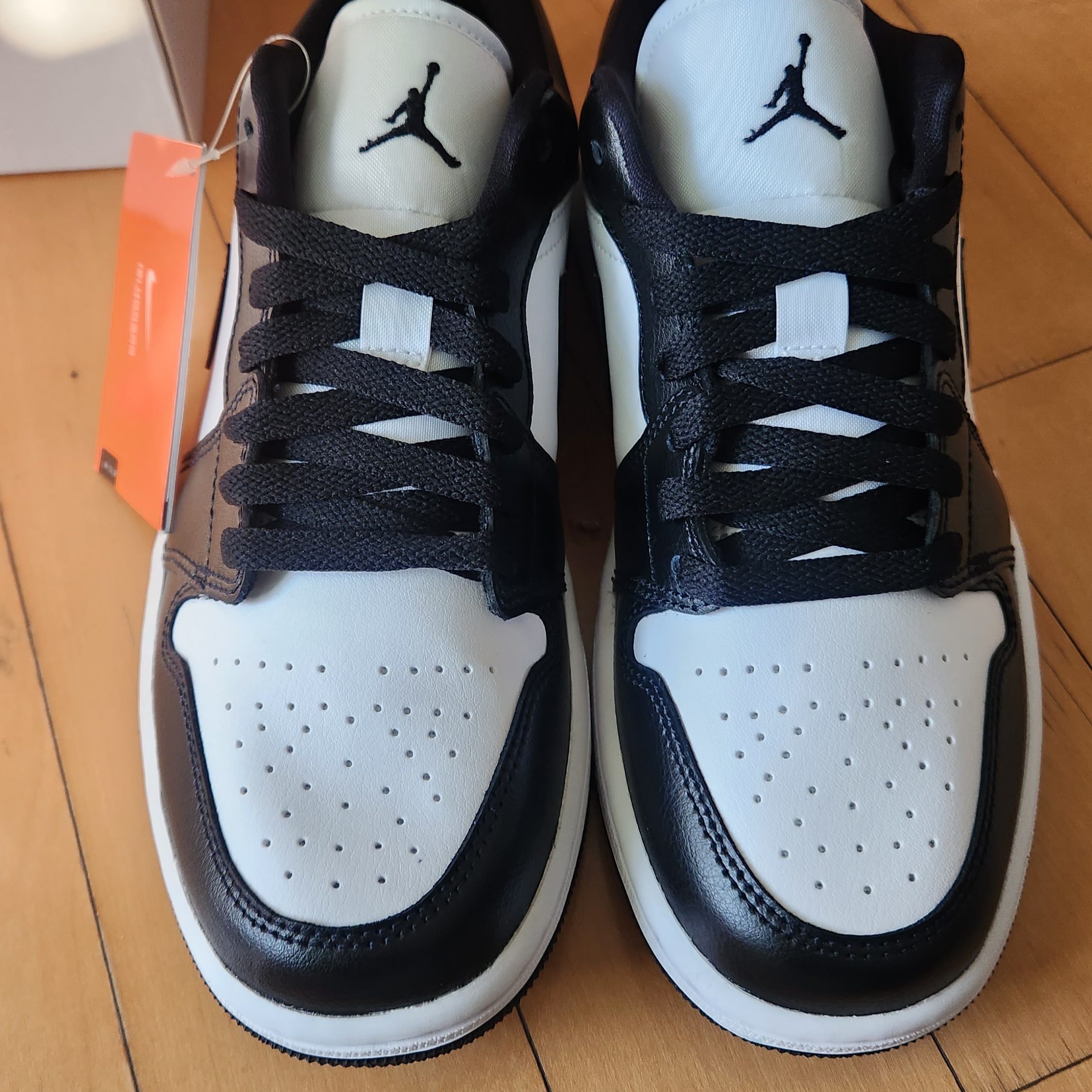 (W) Jordan 1 Low Black and White 착용 스타일 - 2