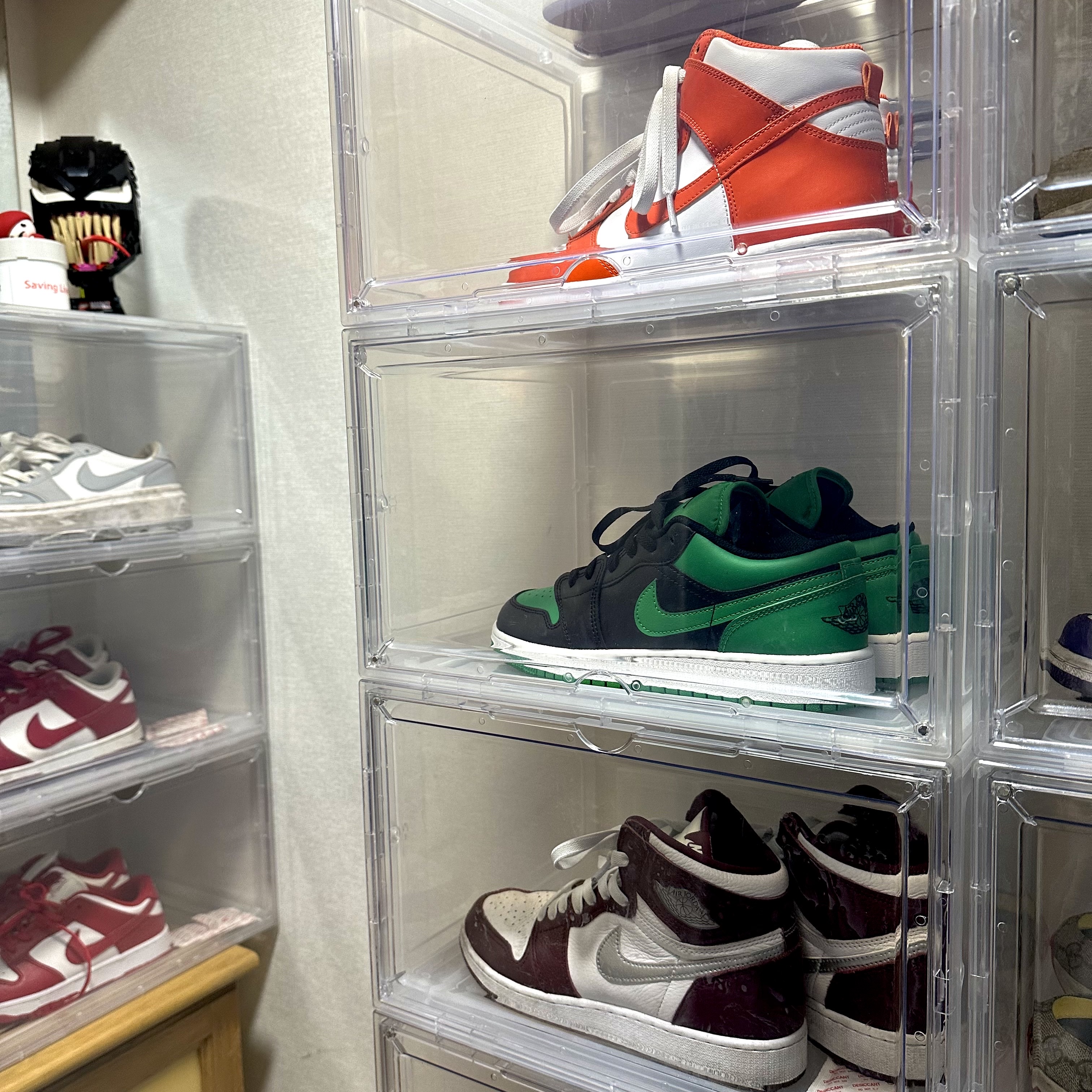 Jordan 1 Low Lucky Green, Nike Dunk High Retro Orange Blaze 착용 스타일